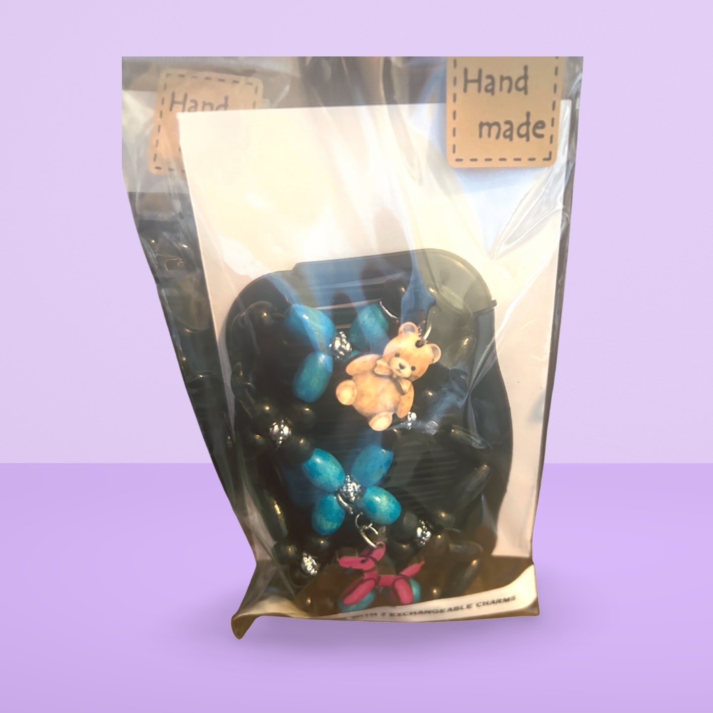 Double Comb Hair Clip With Sublimated Interchangeable Charms