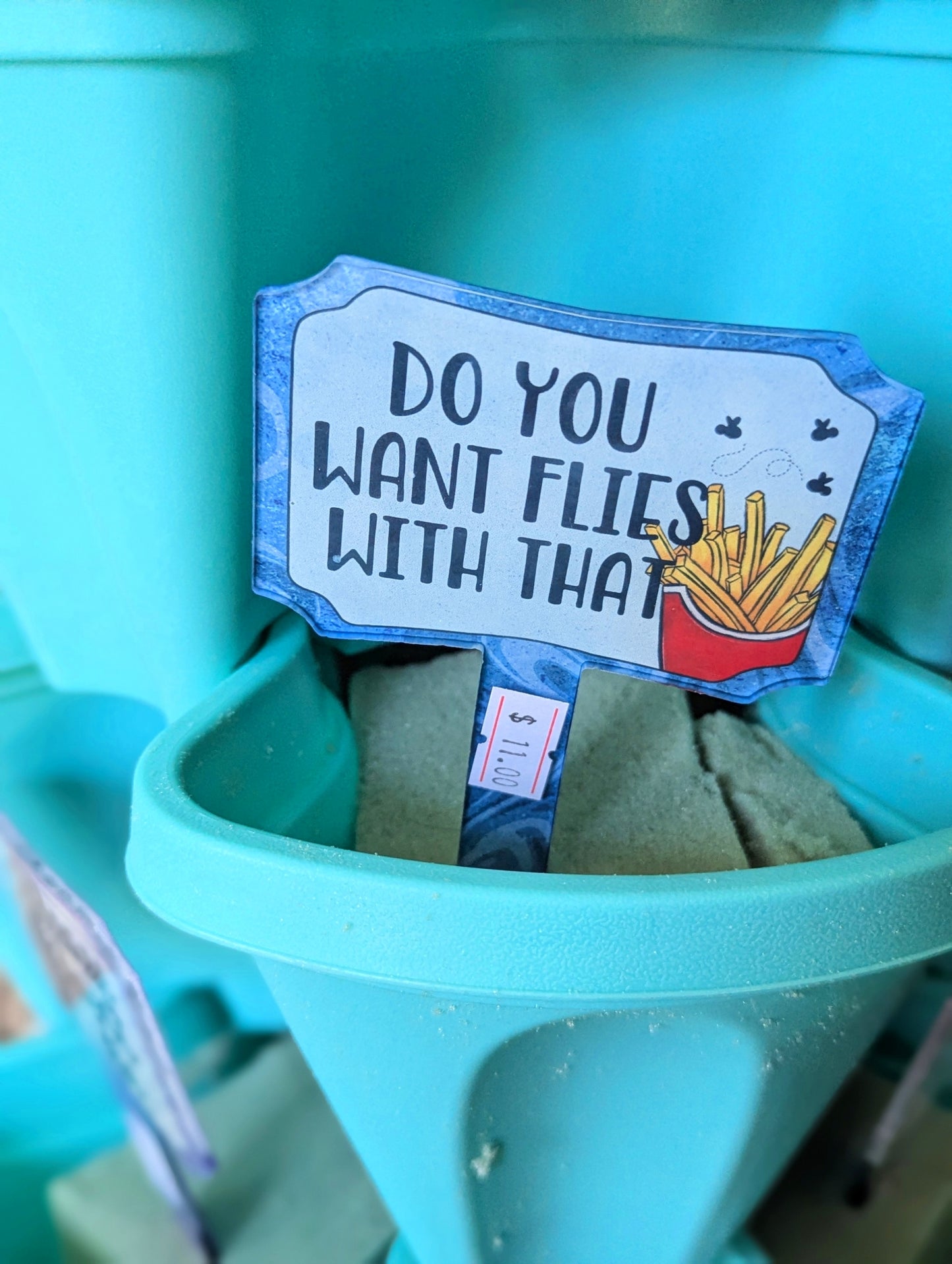 Acrylic Rectangle Shaped Sublimated Garden Stake