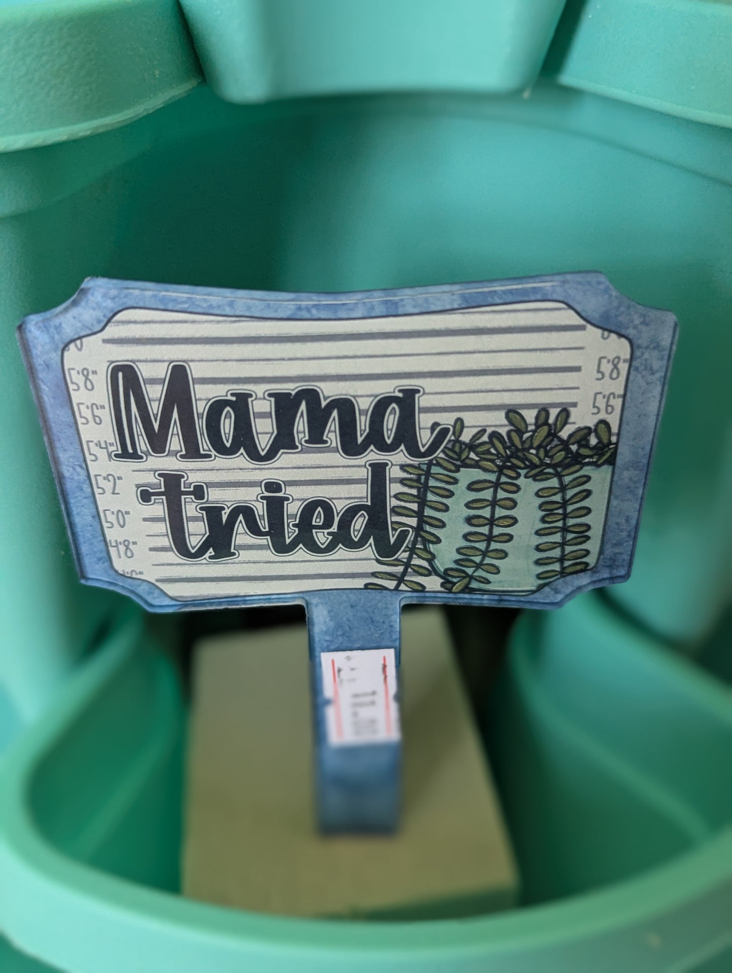 Acrylic Rectangle Shaped Sublimated Garden Stake