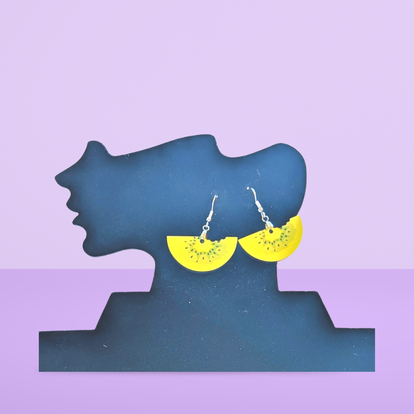 Fruit Wedge Shaped Sublimated Earrings 1.5 inch