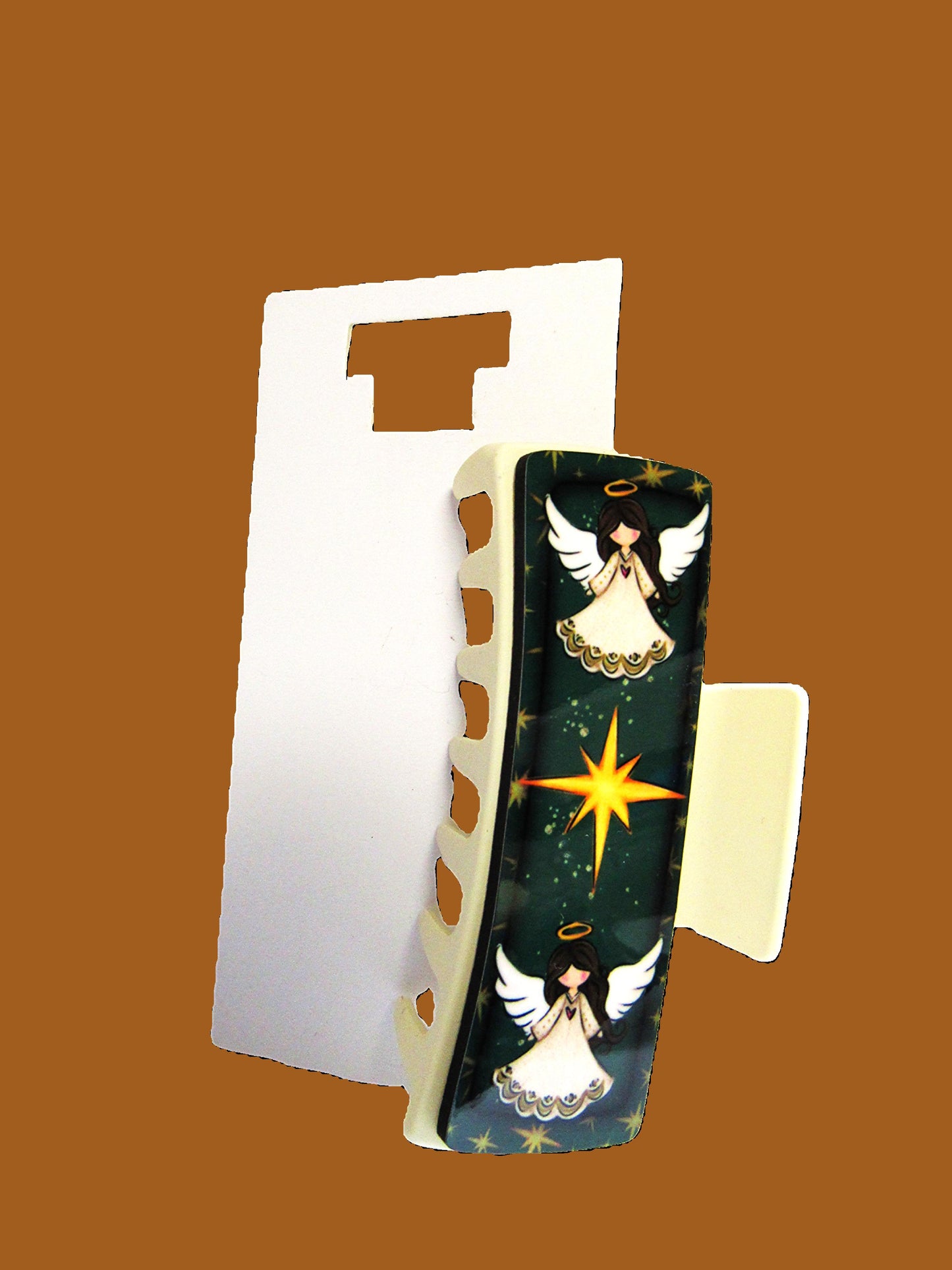 Christmas Sublimated Hair Clips Large
