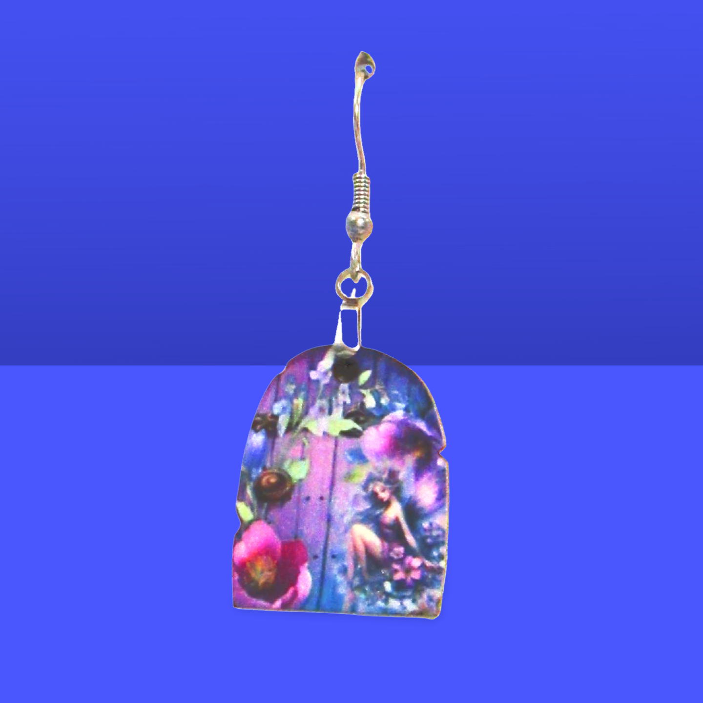 Fairy Door Shaped Sublimated Earrings