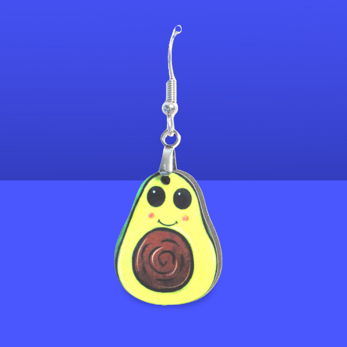 Avocado Shaped Sublimated Earrings