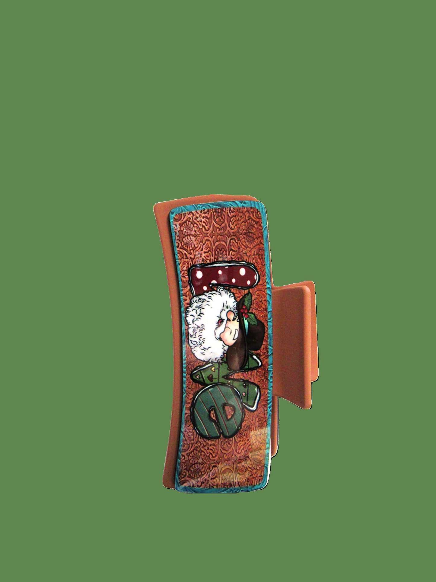 Christmas Sublimated Hair Clips Large