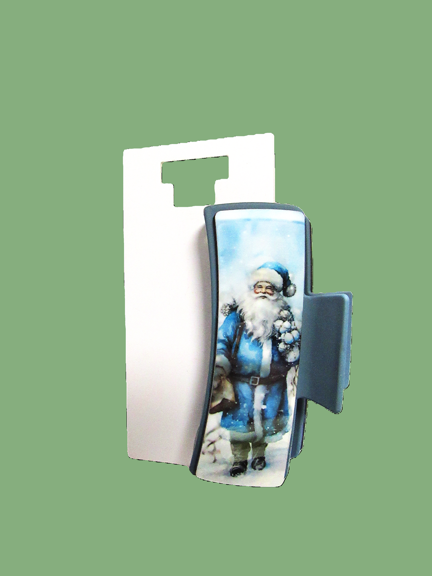 Christmas Sublimated Hair Clips Large