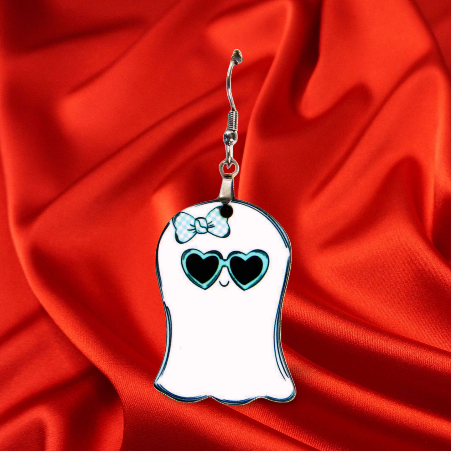 Ghost Shaped Sublimated Earring