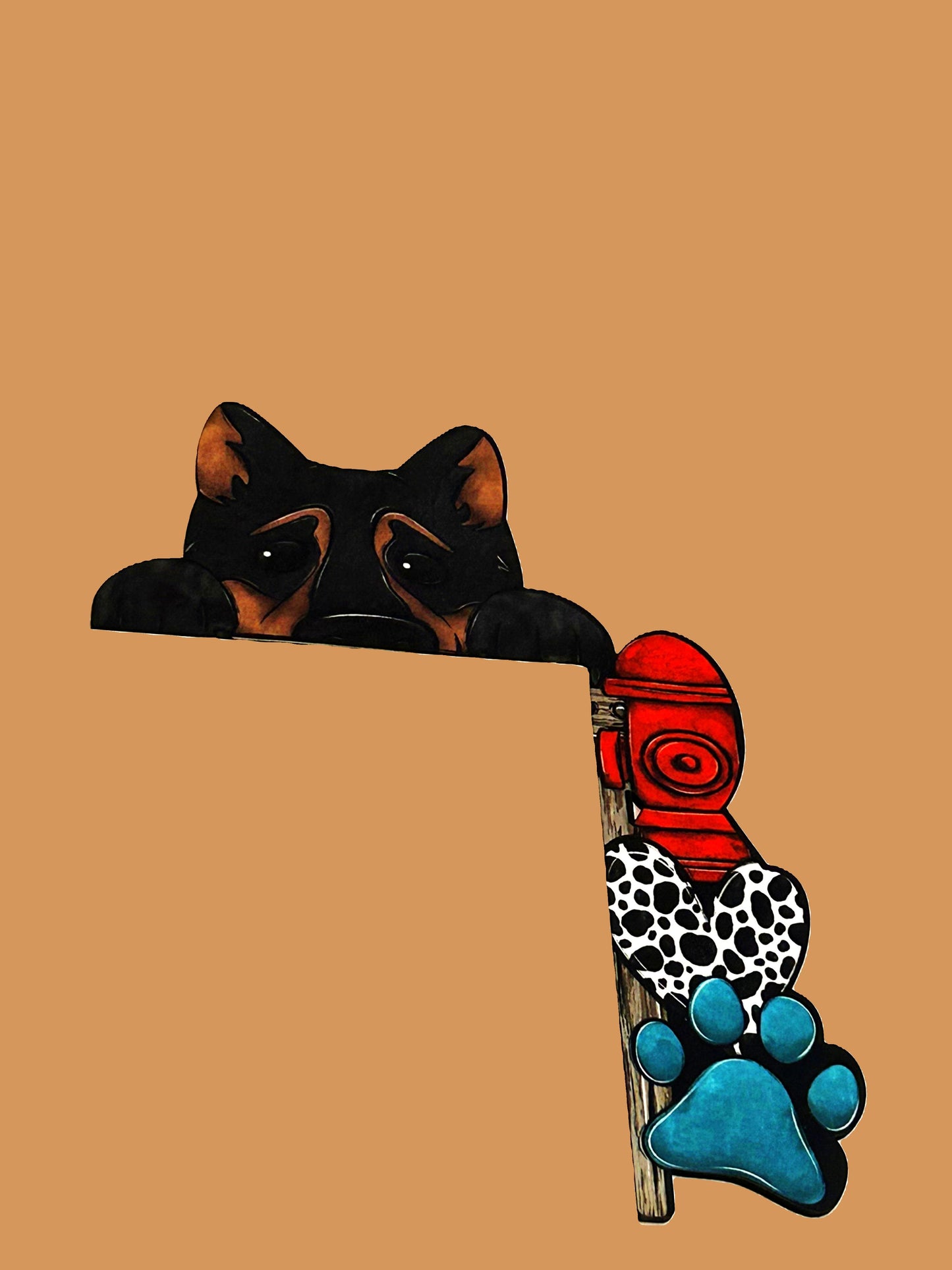 Dog Themed Sublimated Corner Sitter