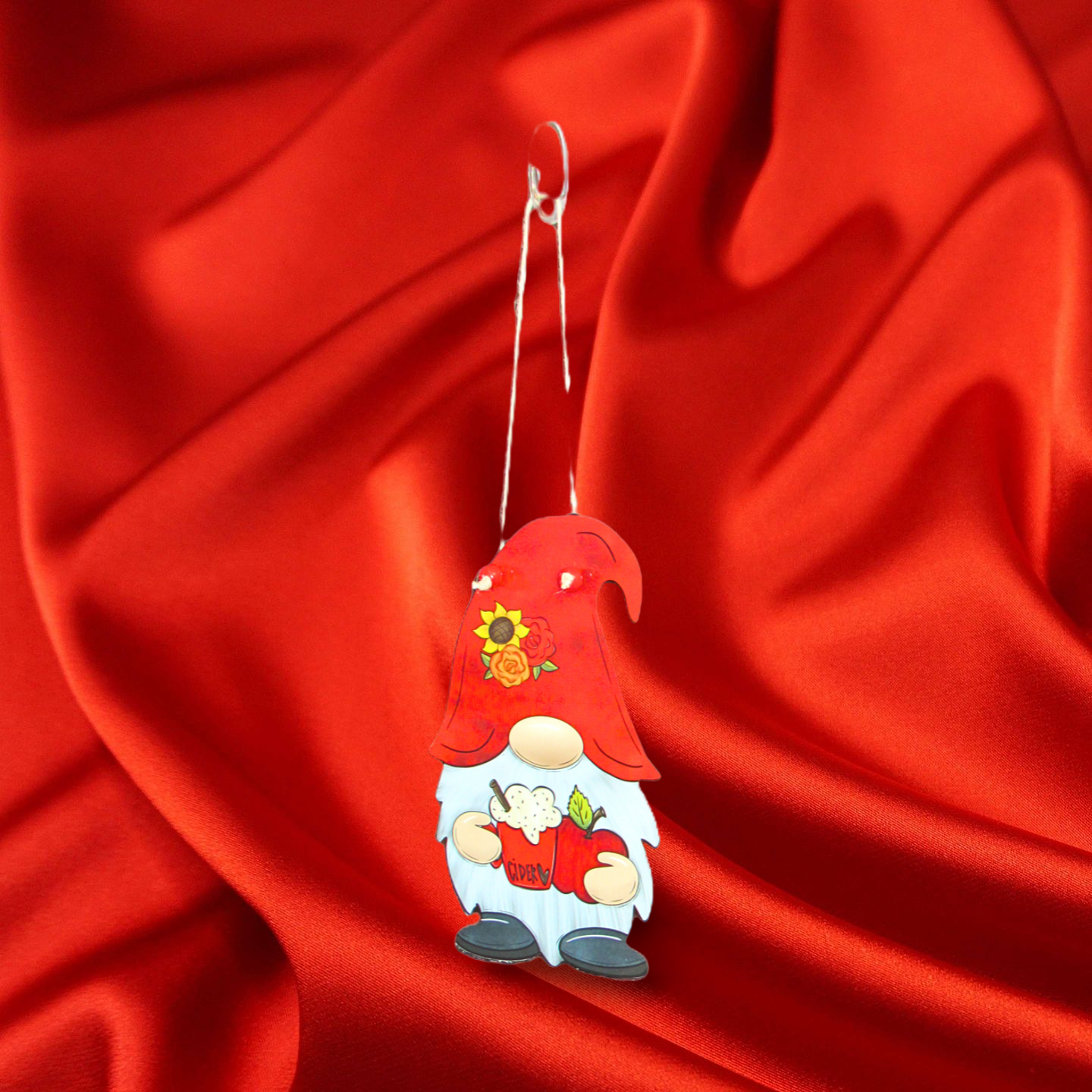 Gnome Shaped Sublimated Door Hanger
