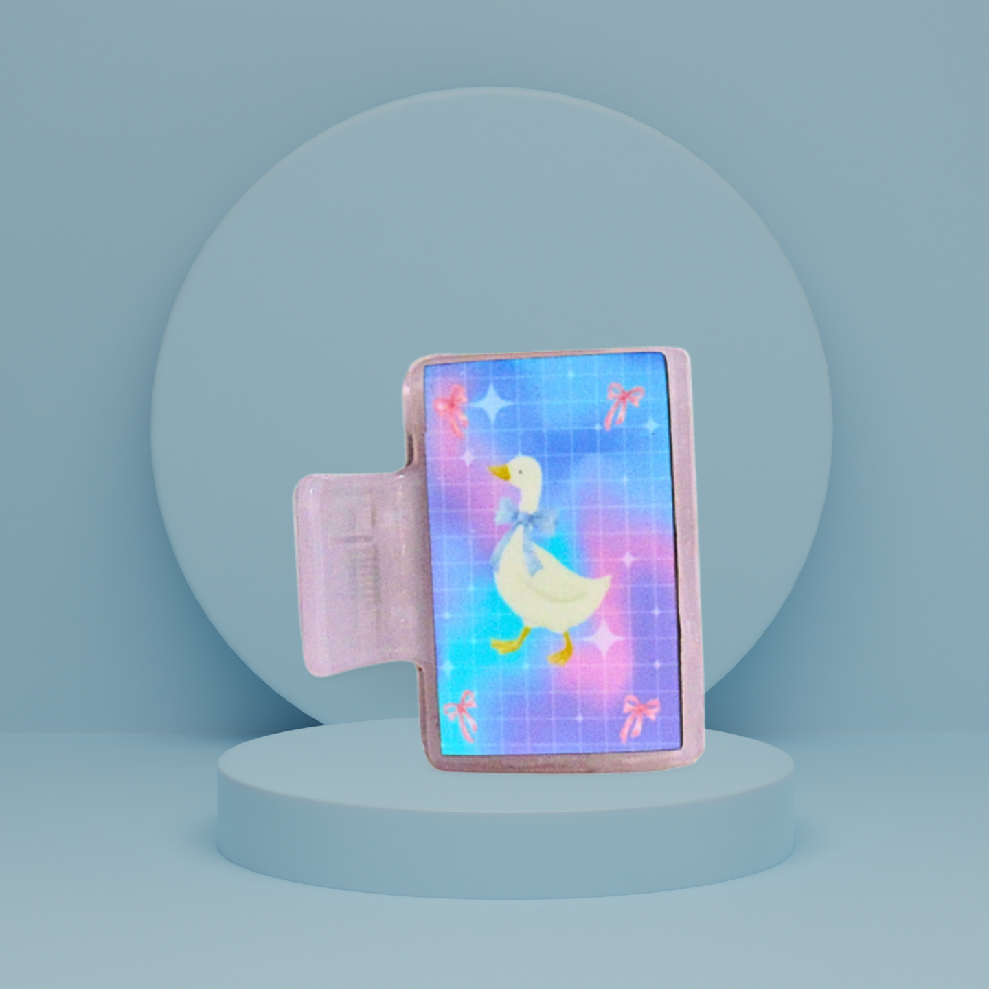 Small Sublimated Hair Claw Clip