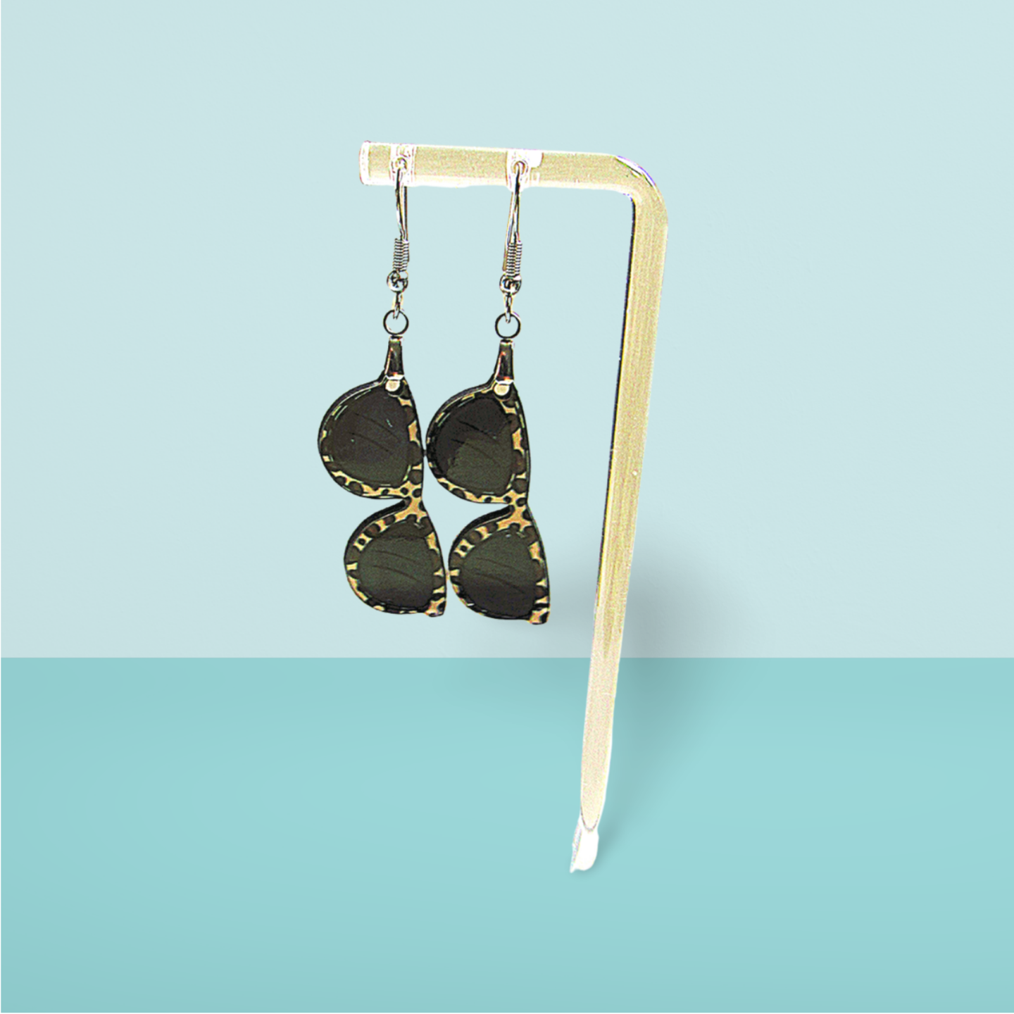 Sunglass Shaped Sublimated Earrings