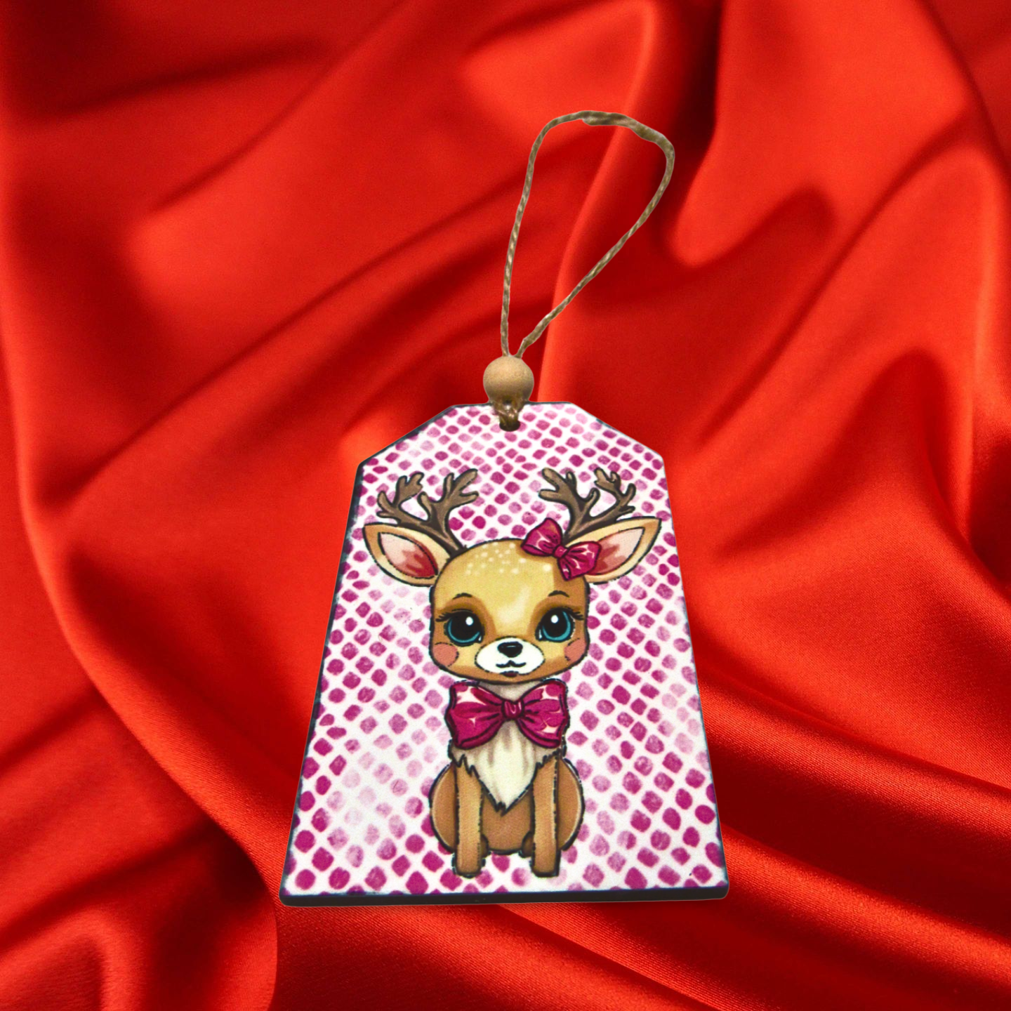 MDF- Tag Shaped Sublimated Ornament
