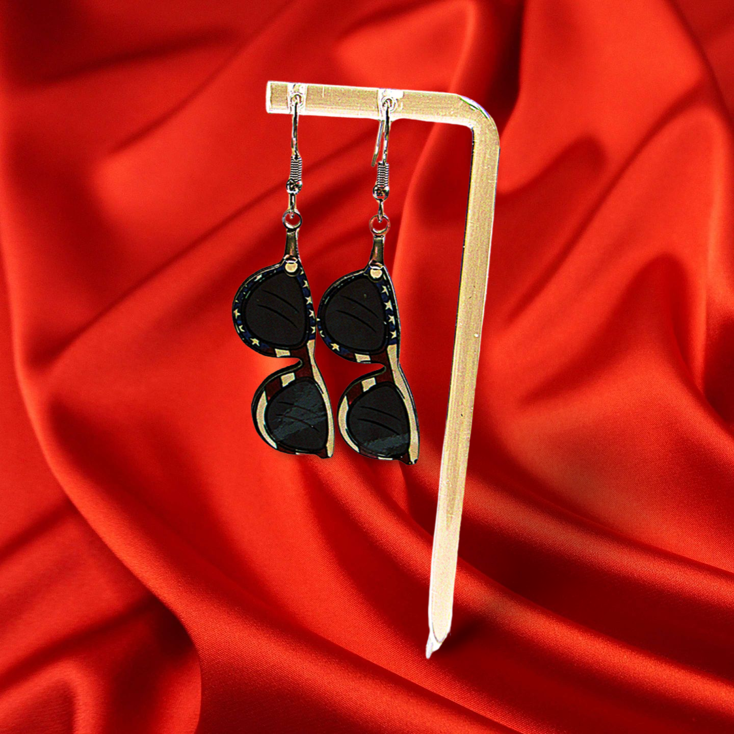 Sunglass Shaped Sublimated Earrings