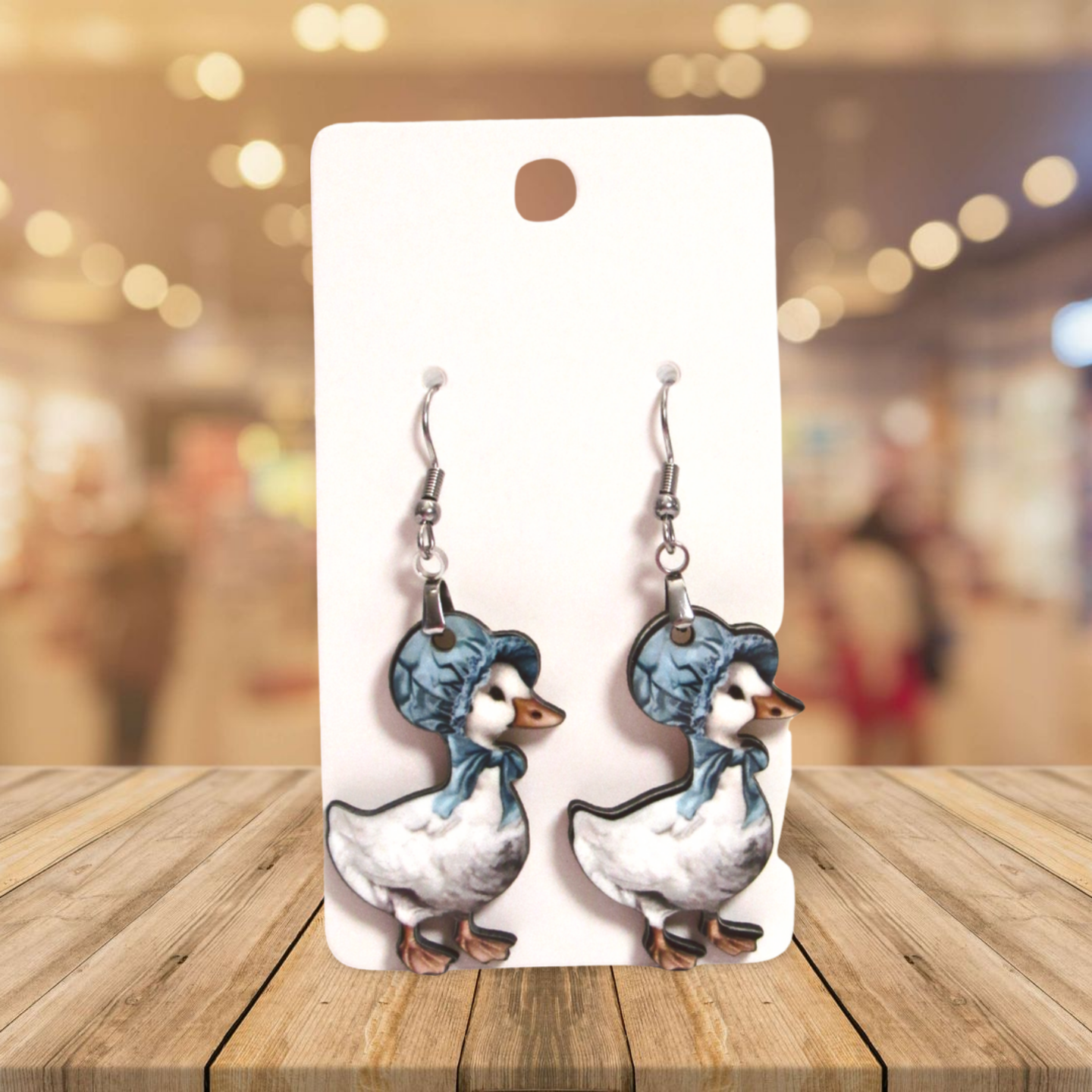 Goose Shaped Sublimated Earrings
