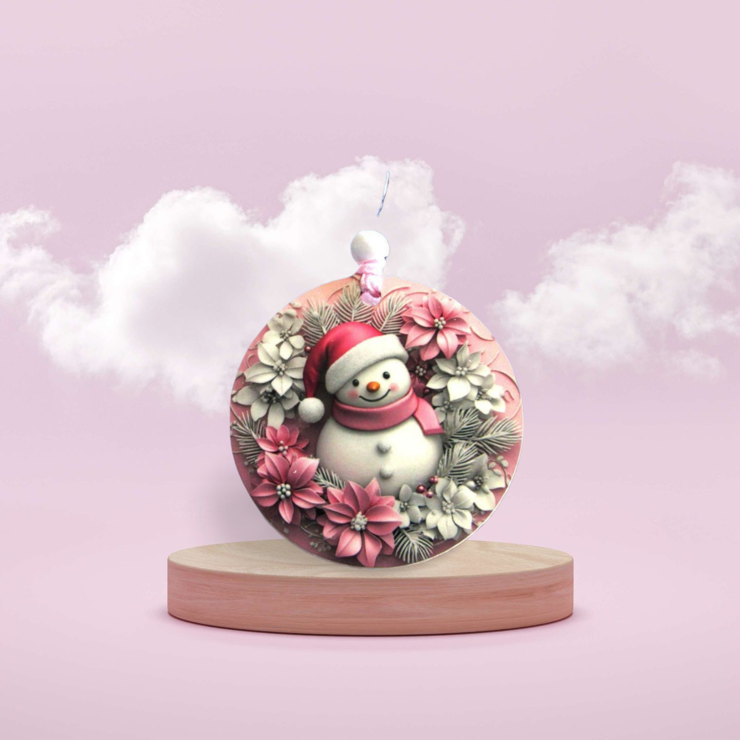 Round Shaped Sublimated Ornament