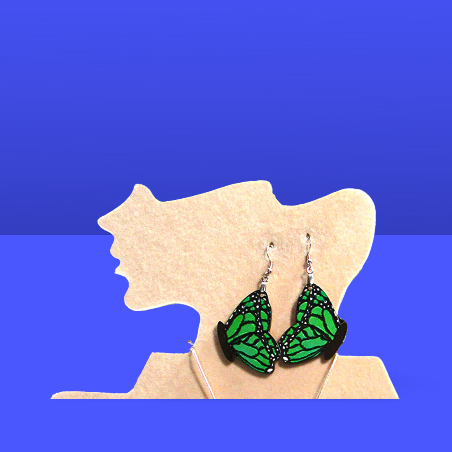 Butterfly Shaped Sublimated Earrings