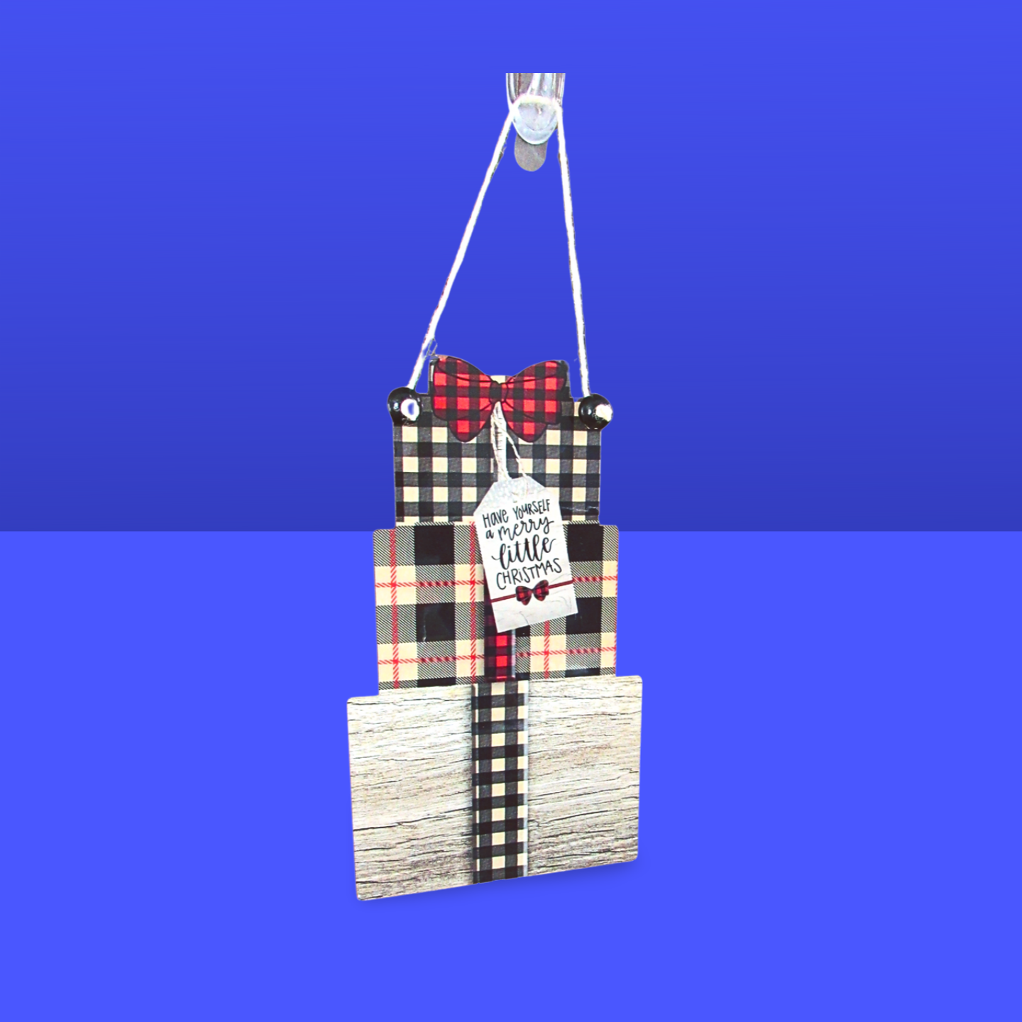 Stacked Gift Shaped Sublimated Door Hanger