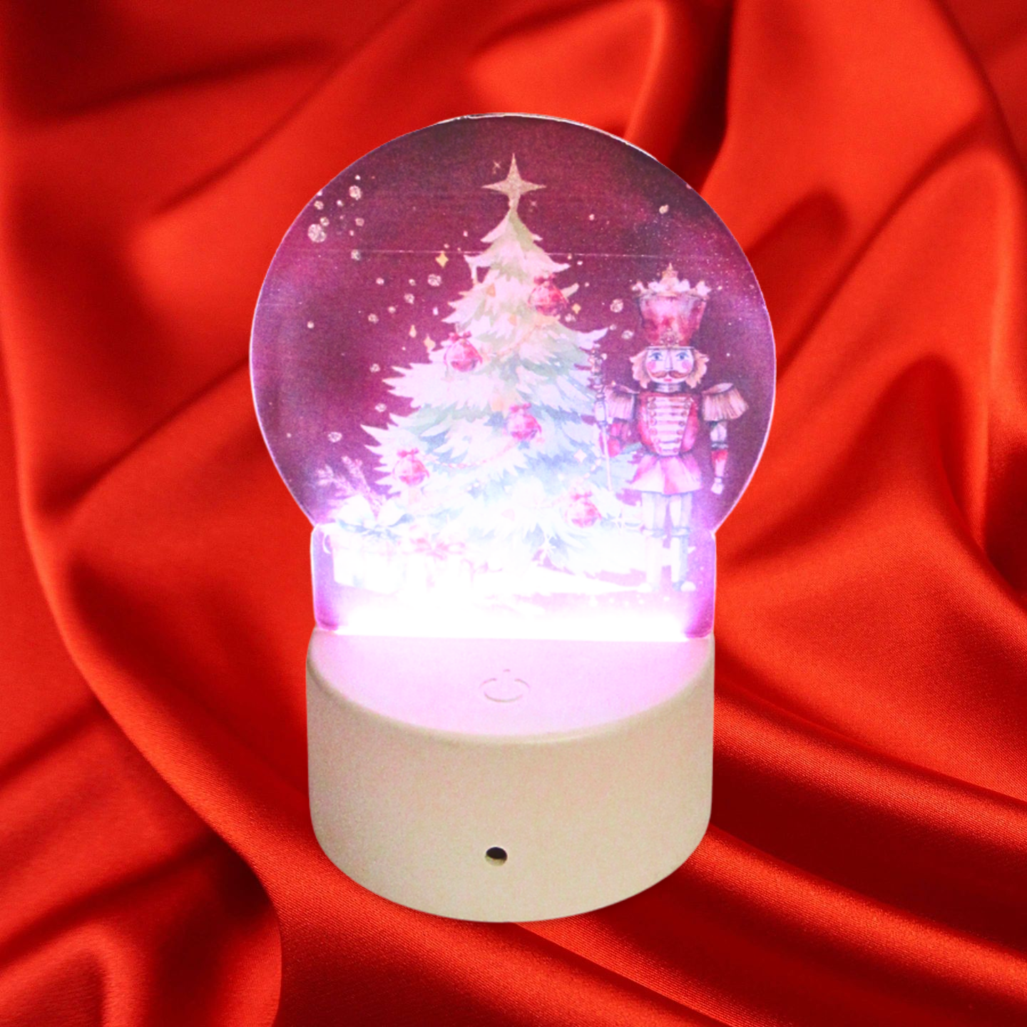 Round Shaped Sublimated Acrylic Light with base