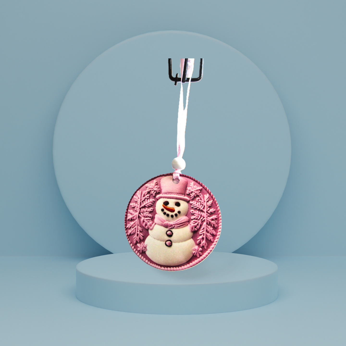 Round Shaped Sublimated Ornament