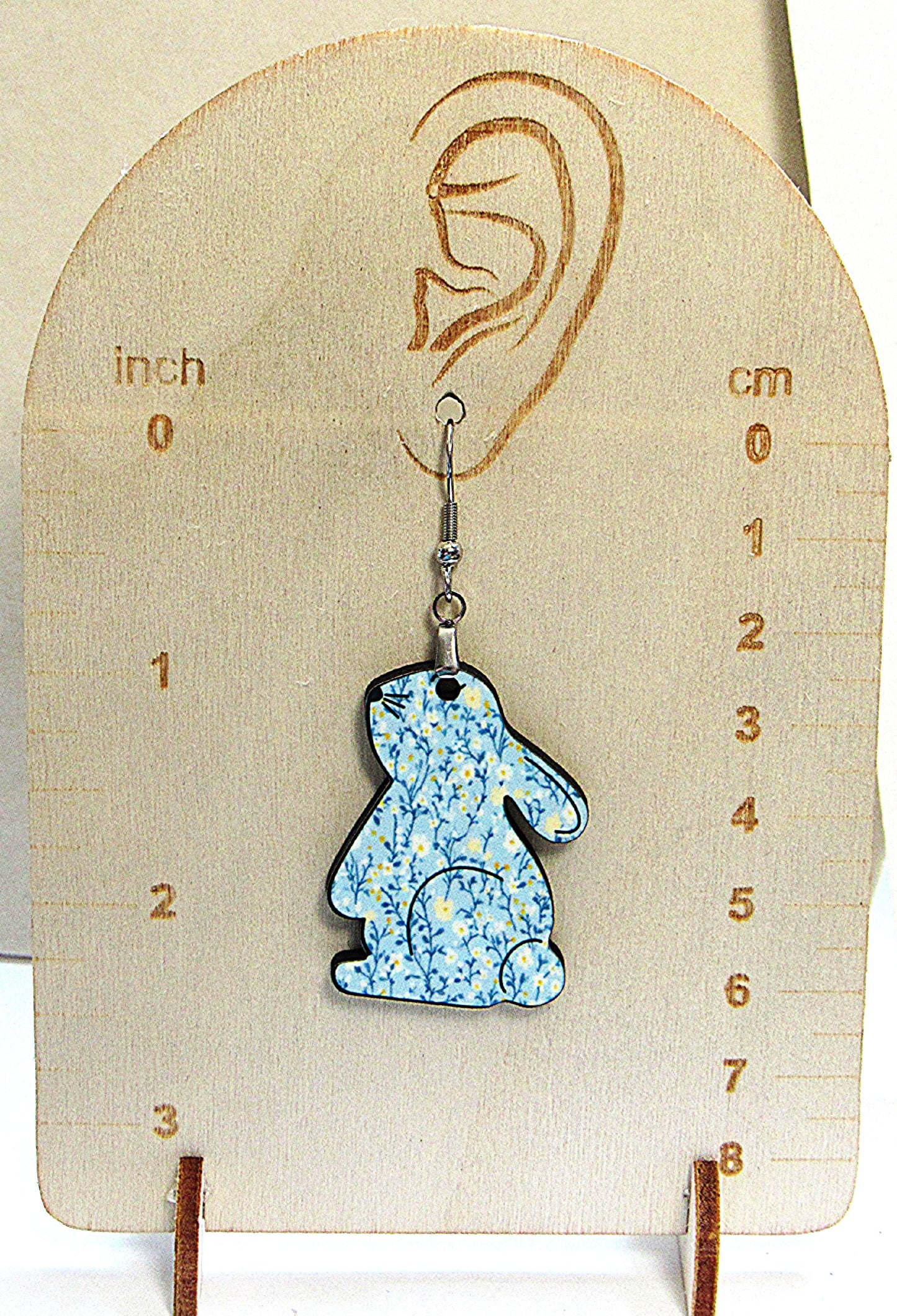 Bunny Shaped Sublimated Earrings
