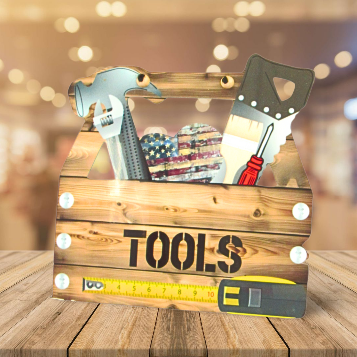 Toolbox Shaped Sublimated Door Hanger