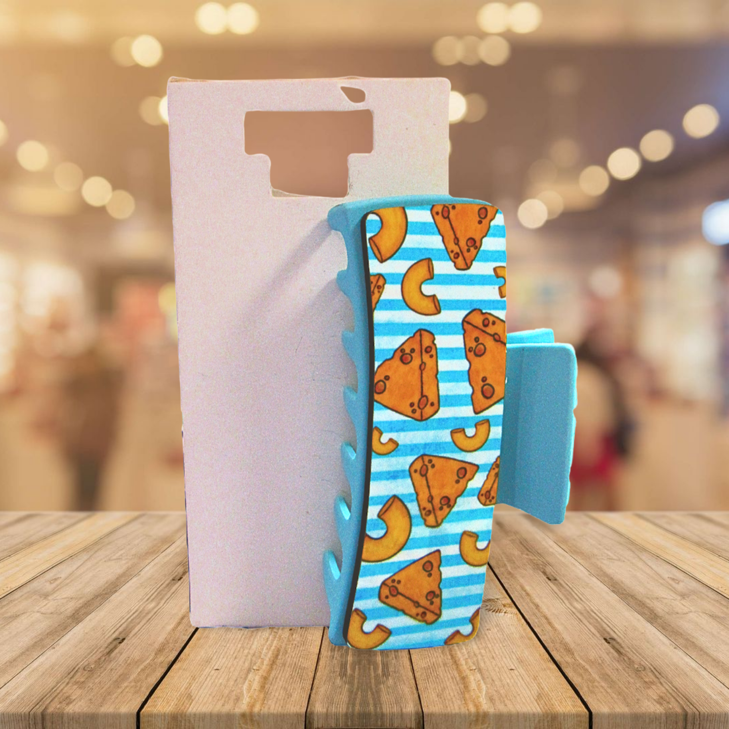 Mac and Cheese Sublimated Large Hairclip