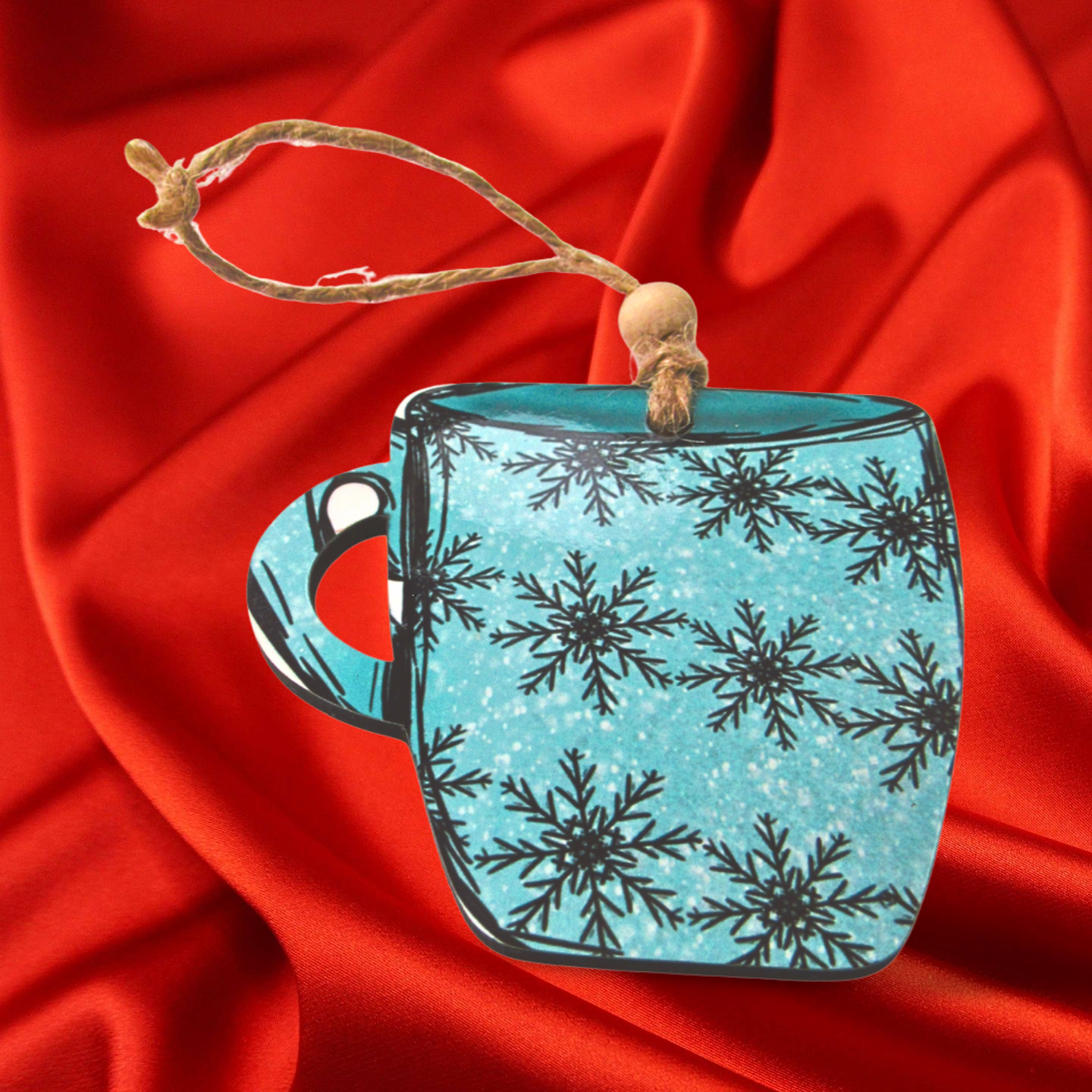 Cup Shaped MDF Sublimated Ornament