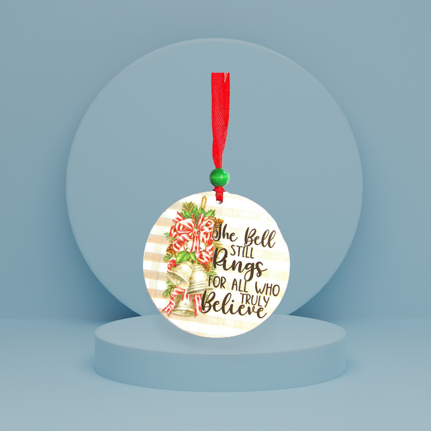 Round Shaped Sublimated Ornament