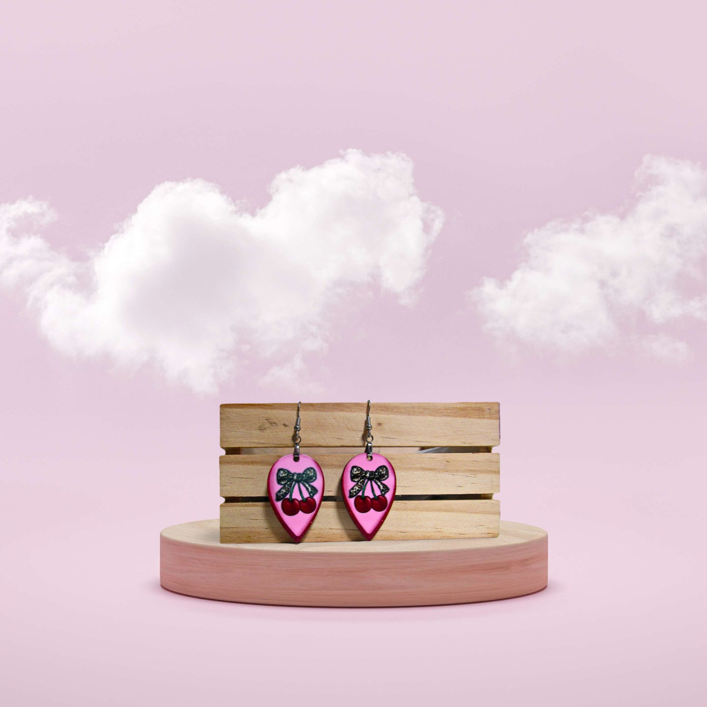 MDF-Reverse Teardrop Sublimated Earrings 1.5 inch