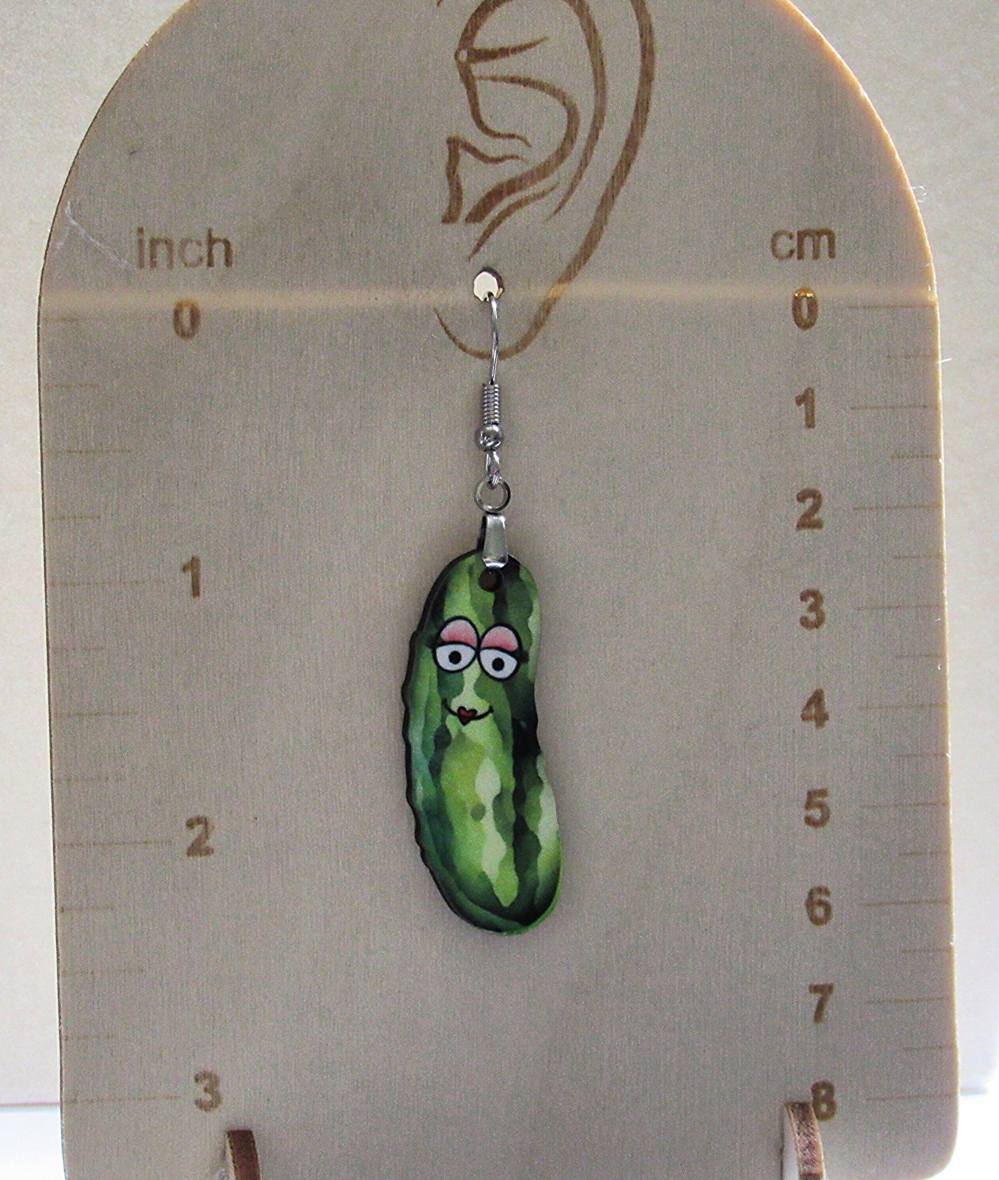 MDF-Pickle Shaped Sublimated Earrings 1.5 inch