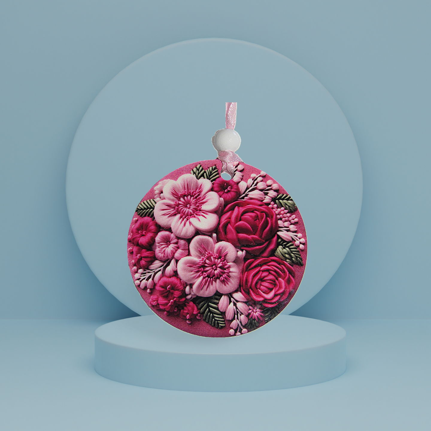 Round Shaped Sublimated Ornament