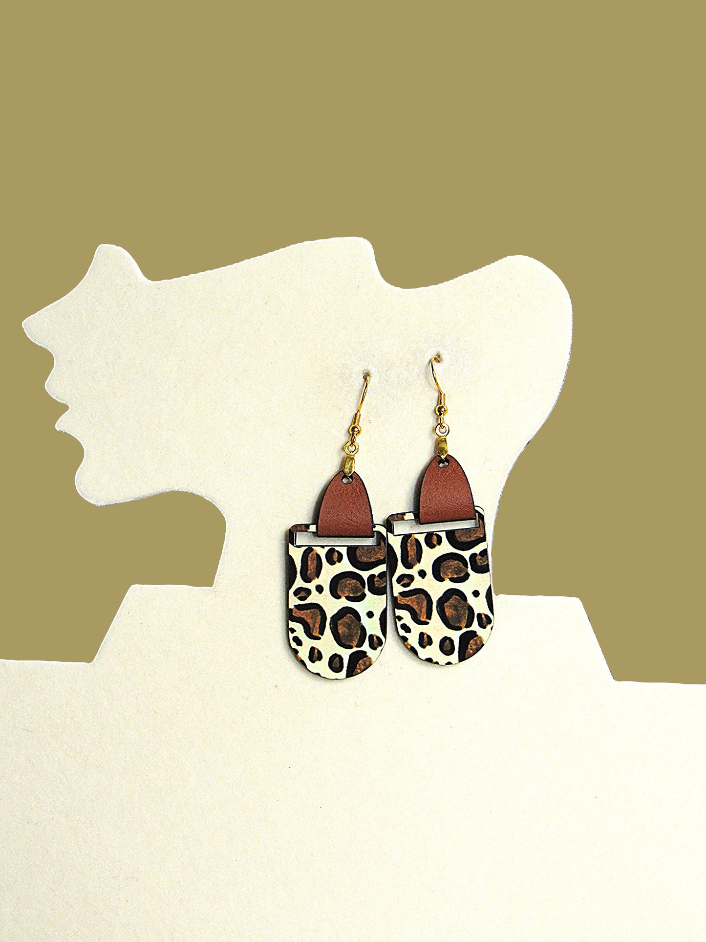 MDF- Bar Shaped Sublimated Earrings 1.5 inch