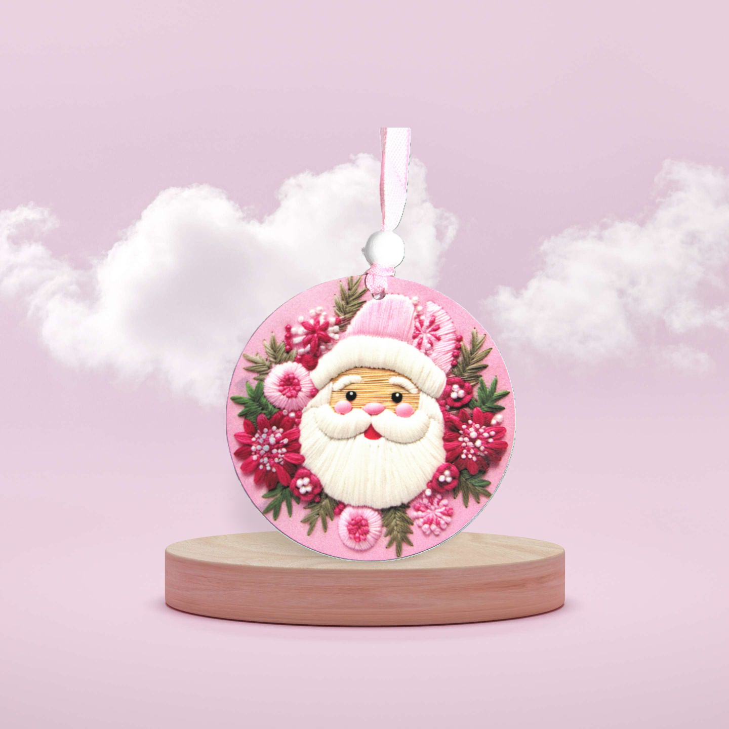 Round Shaped Sublimated Ornament