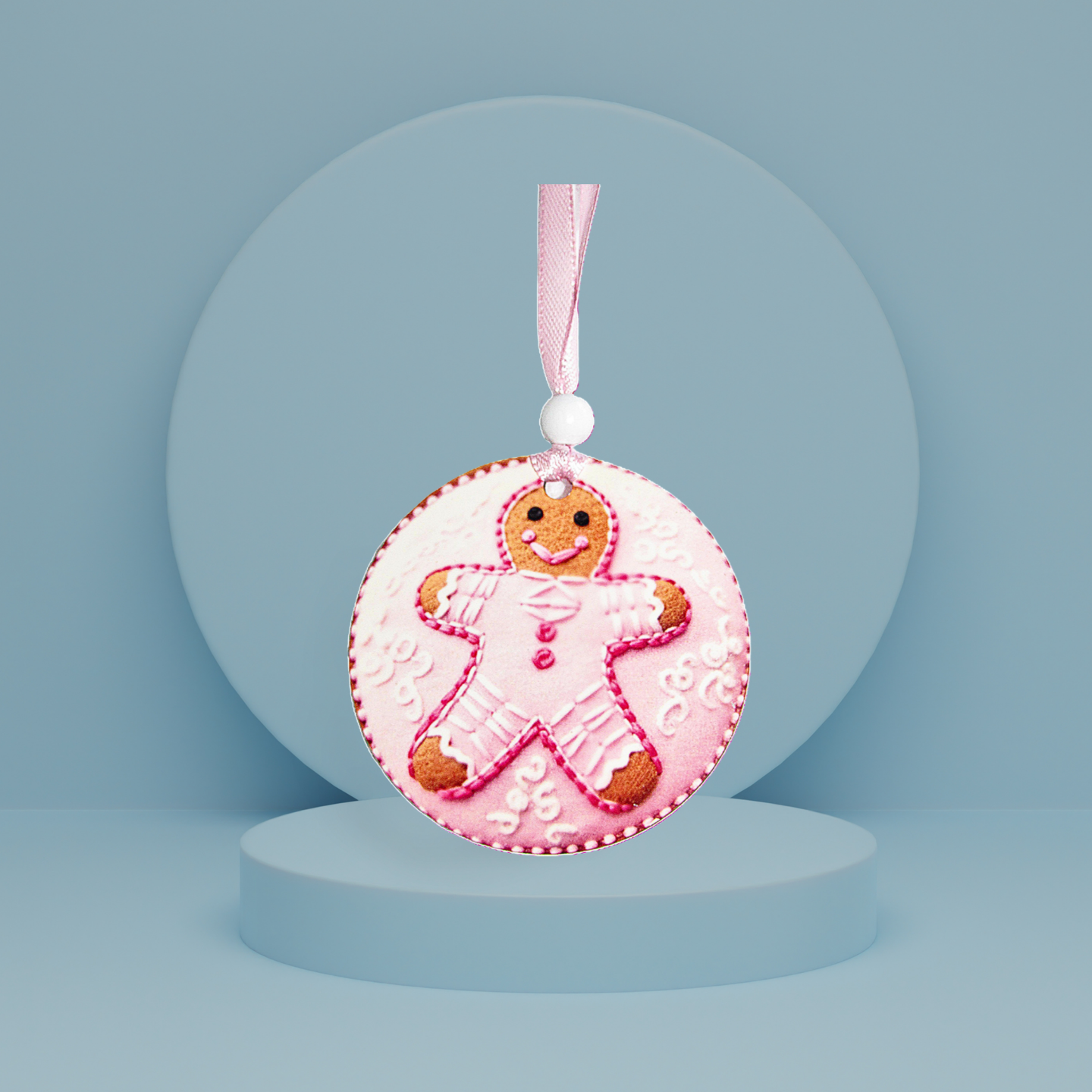 Round Shaped Sublimated Ornament
