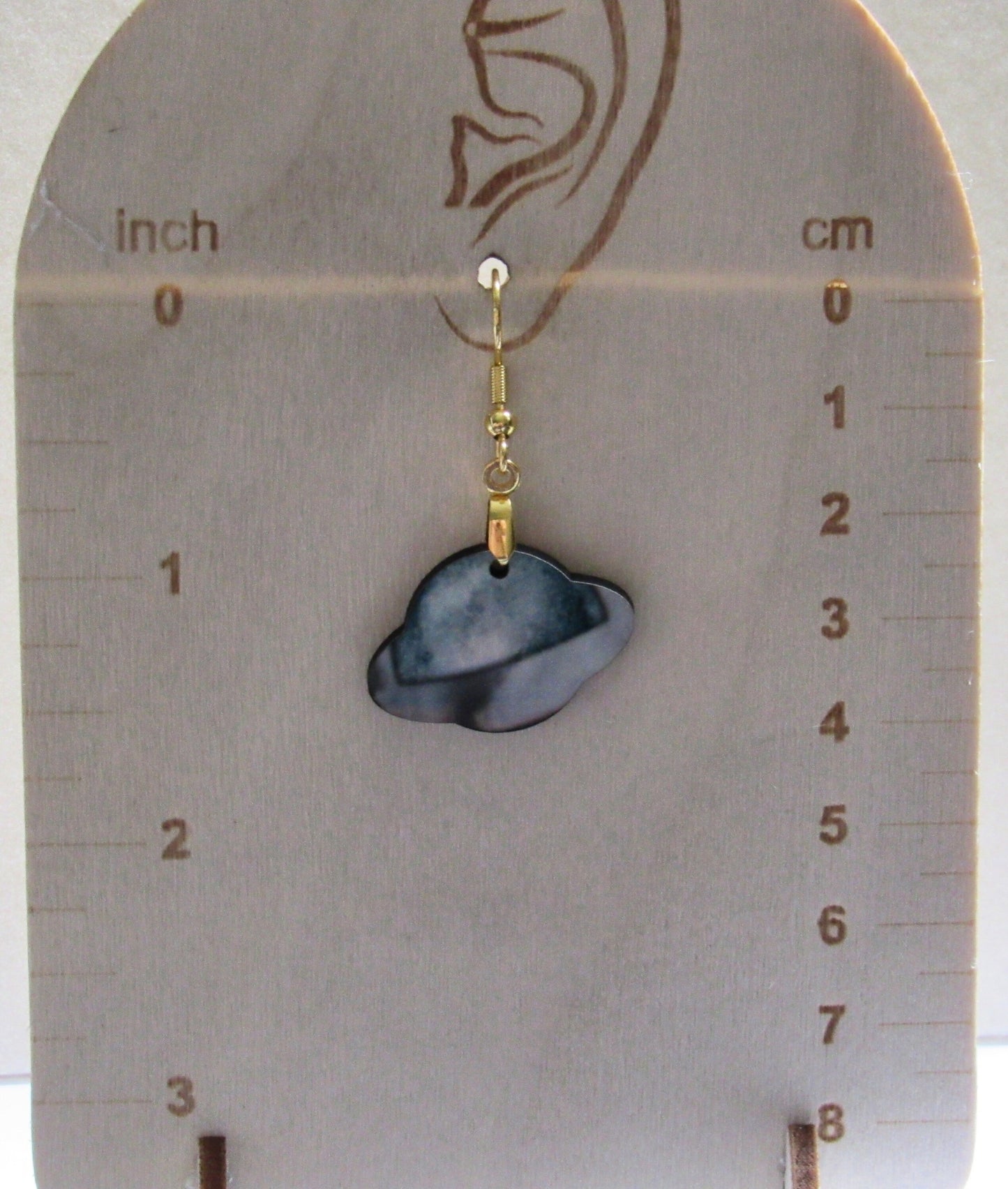 Planet Shaped Sublimated Earrings