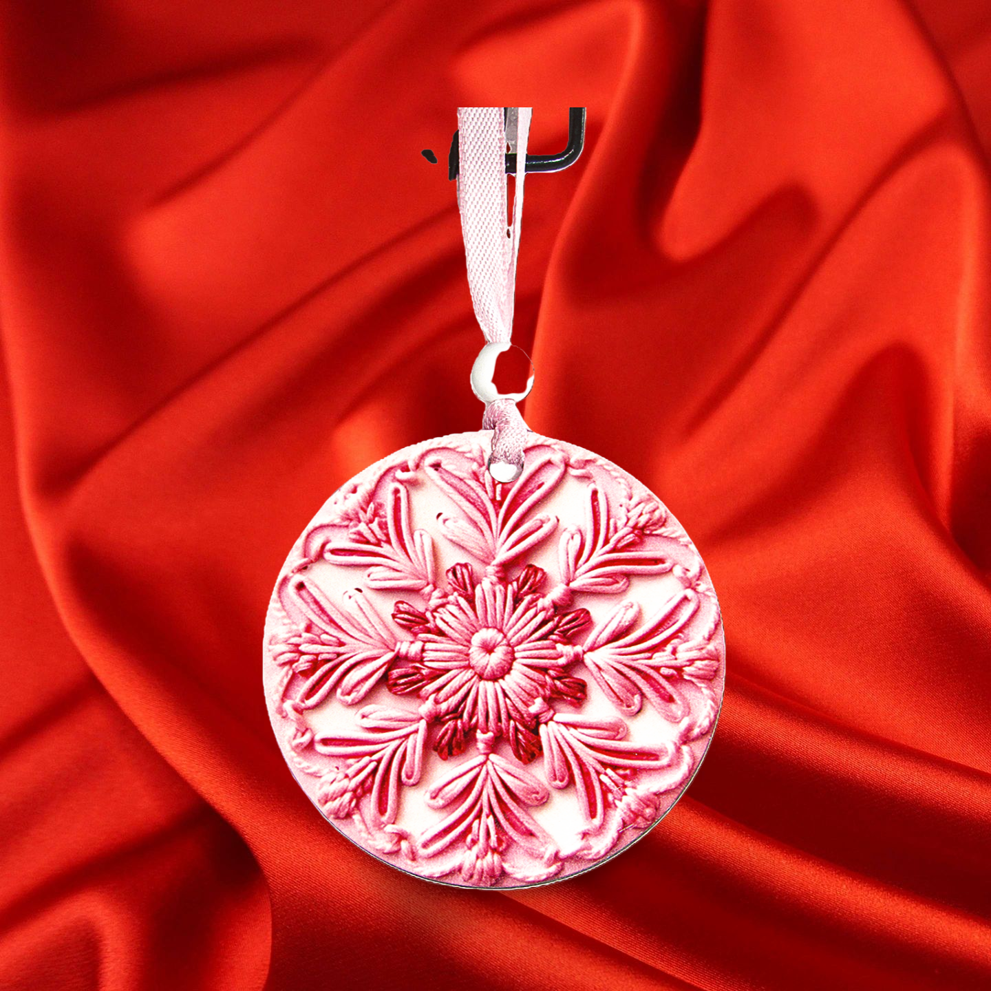 Round Shaped Sublimated Ornament