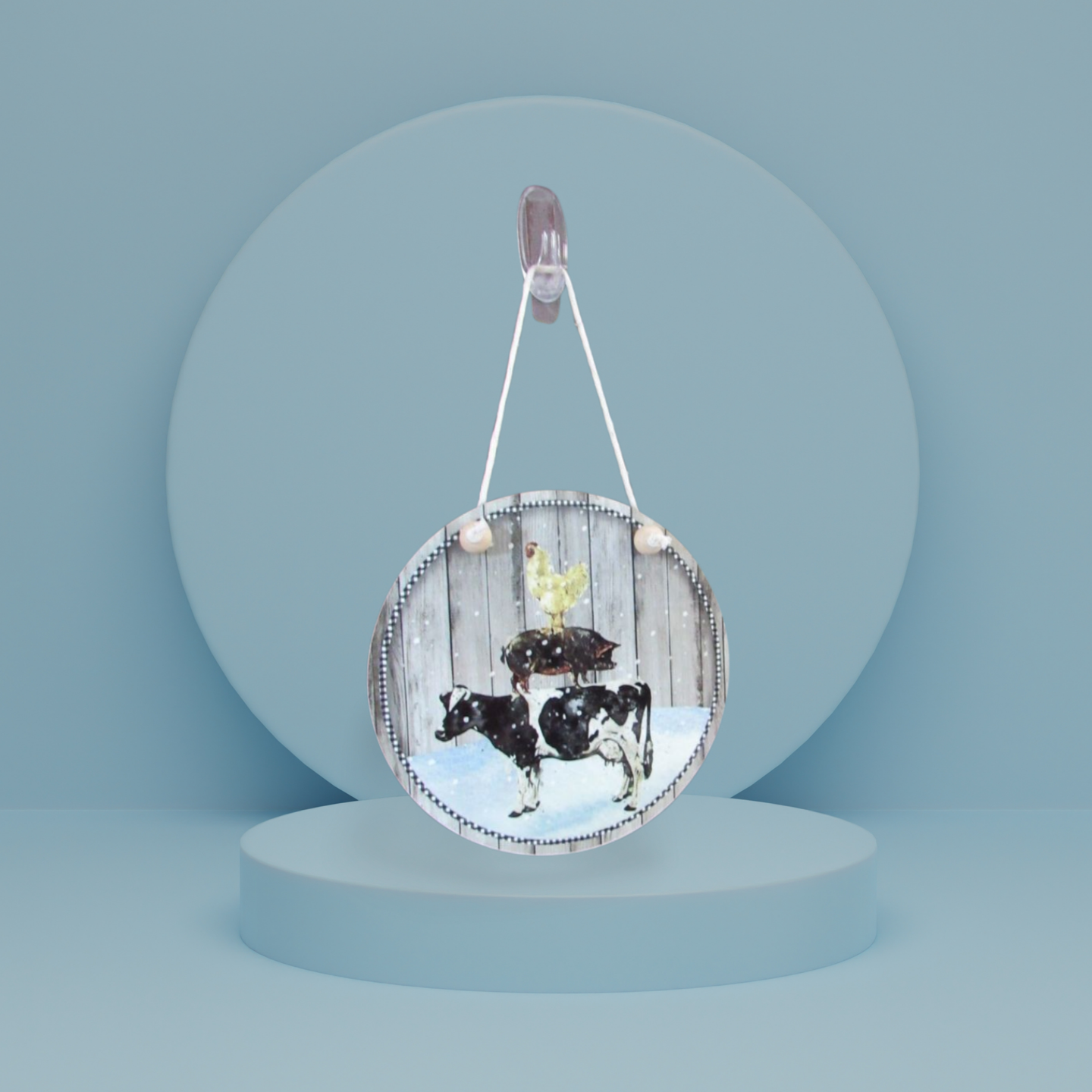 Round Sublimated Door Hanger