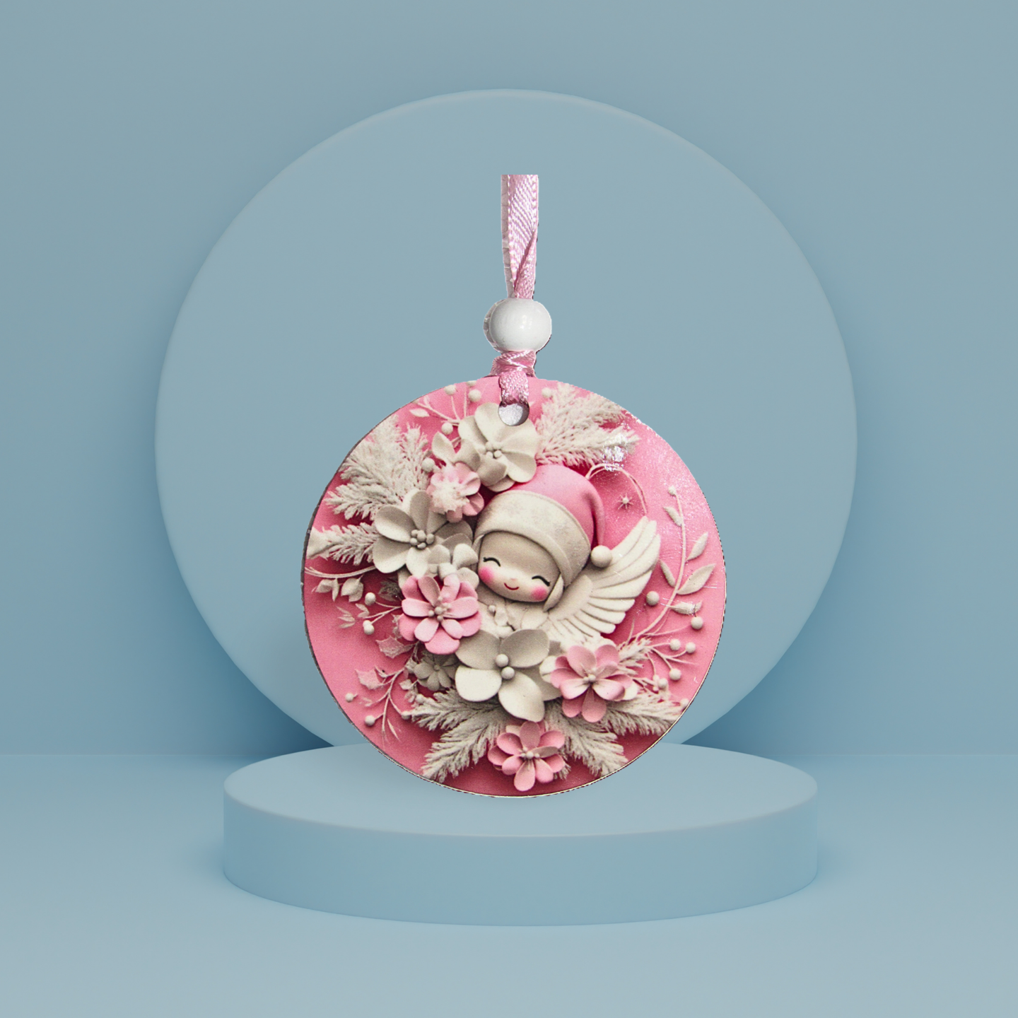 Round Shaped Sublimated Ornament