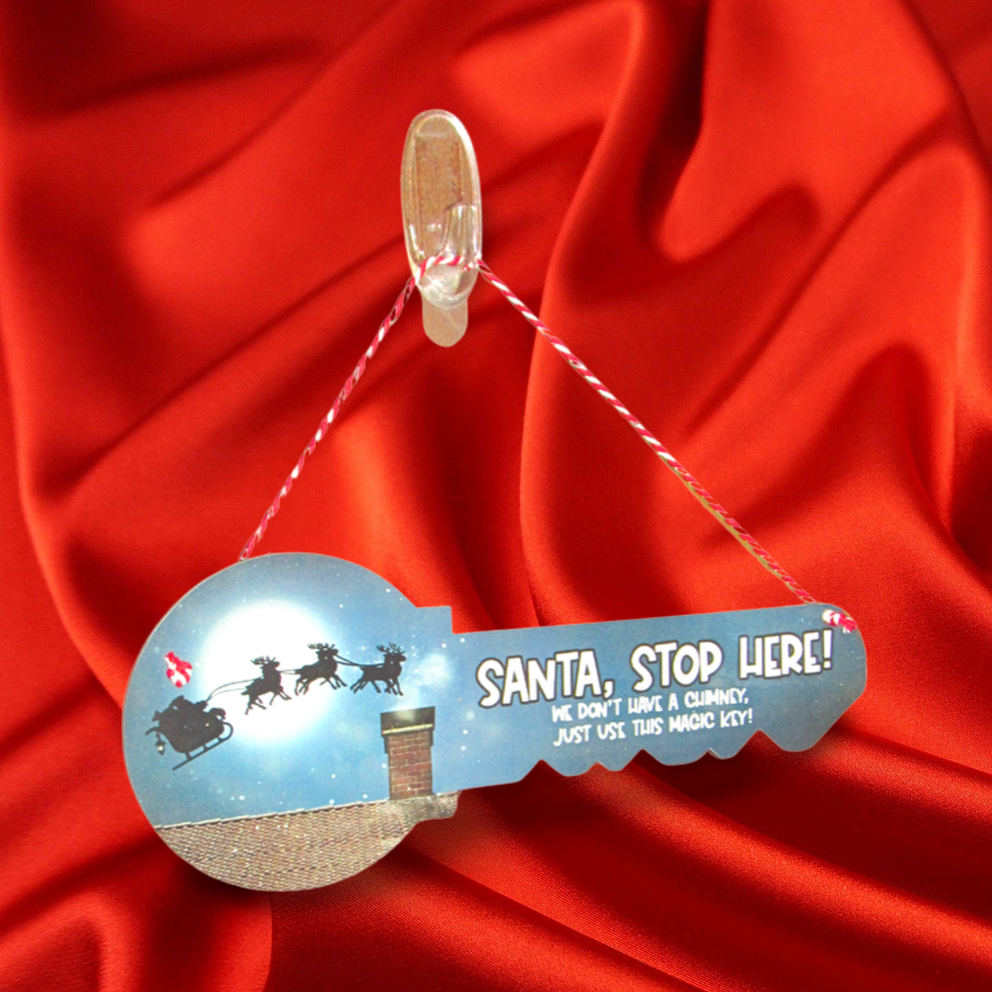 Key Shaped Sublimated Door Hanger