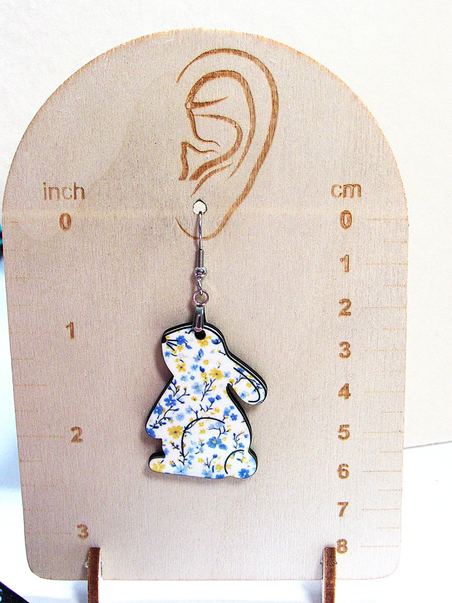 Bunny Shaped Sublimated Earrings