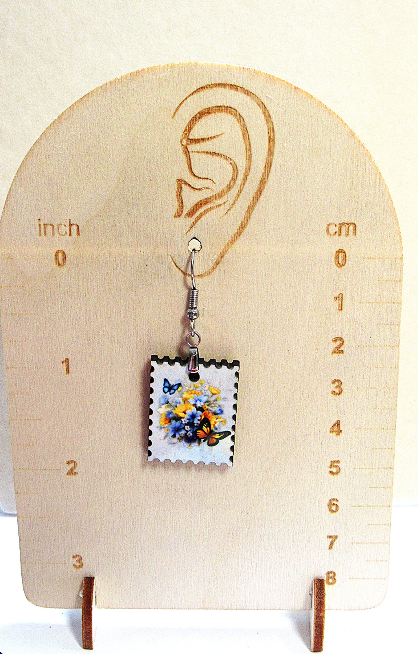 Stamp Shaped Sublimated Earrings