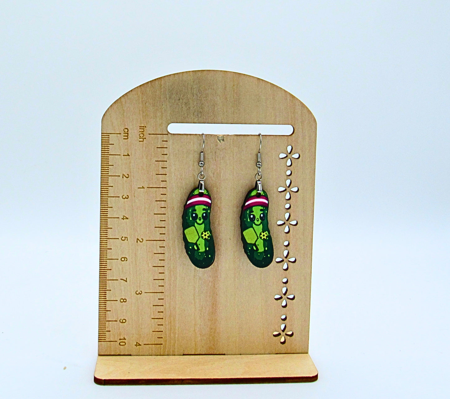 MDF-Pickle Shaped Sublimated Earrings 1.5 inch