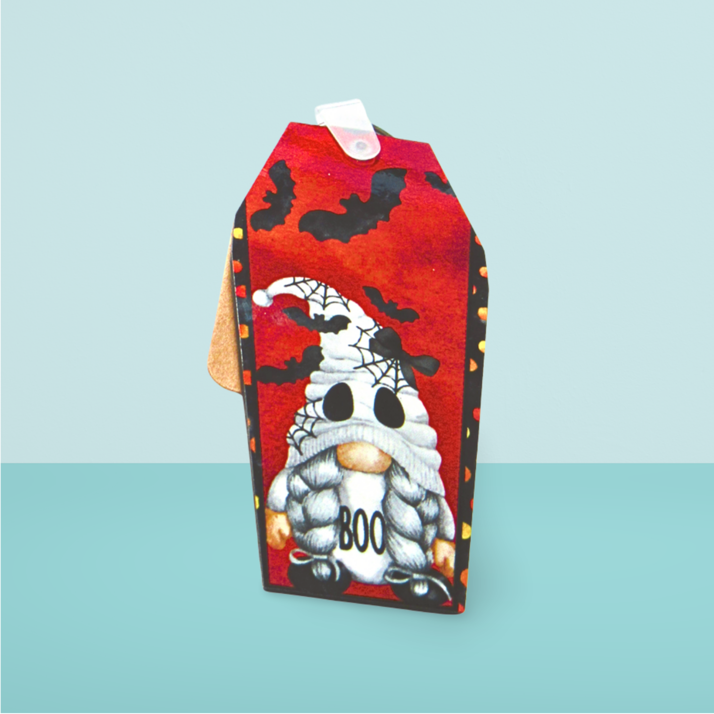 Coffin Shaped Sublimated Keychain