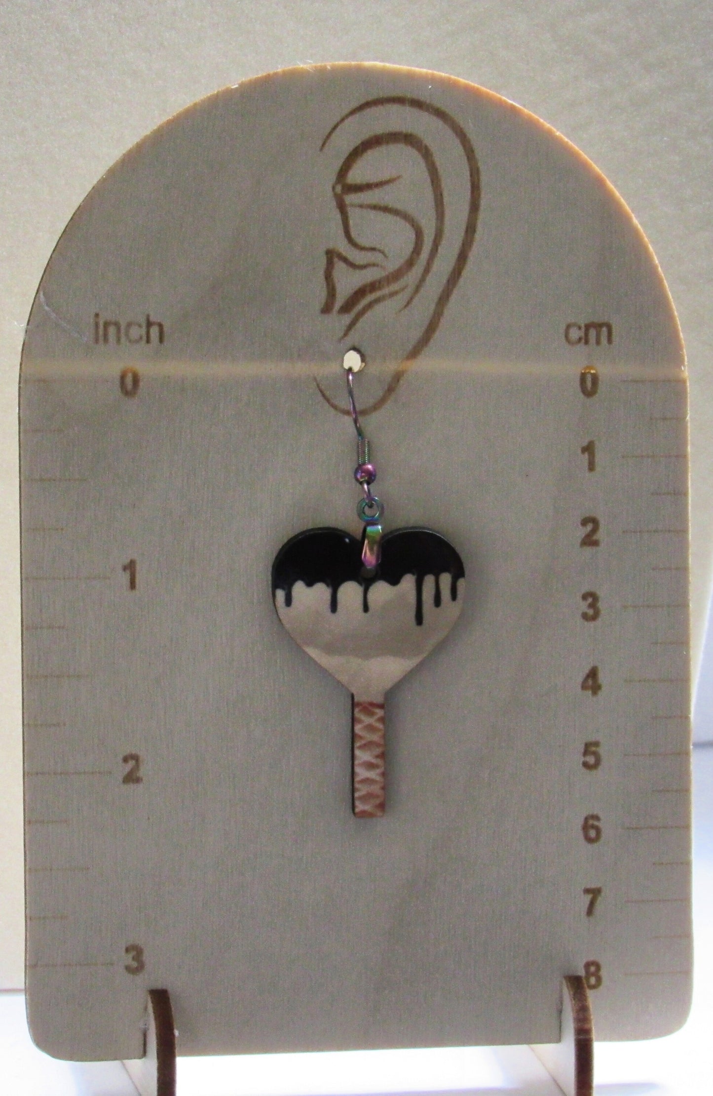 Sucker Shaped Sublimated Earrings