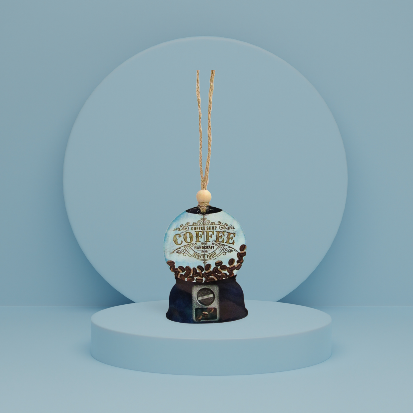 Snowglobe Shaped Sublimated Ornament