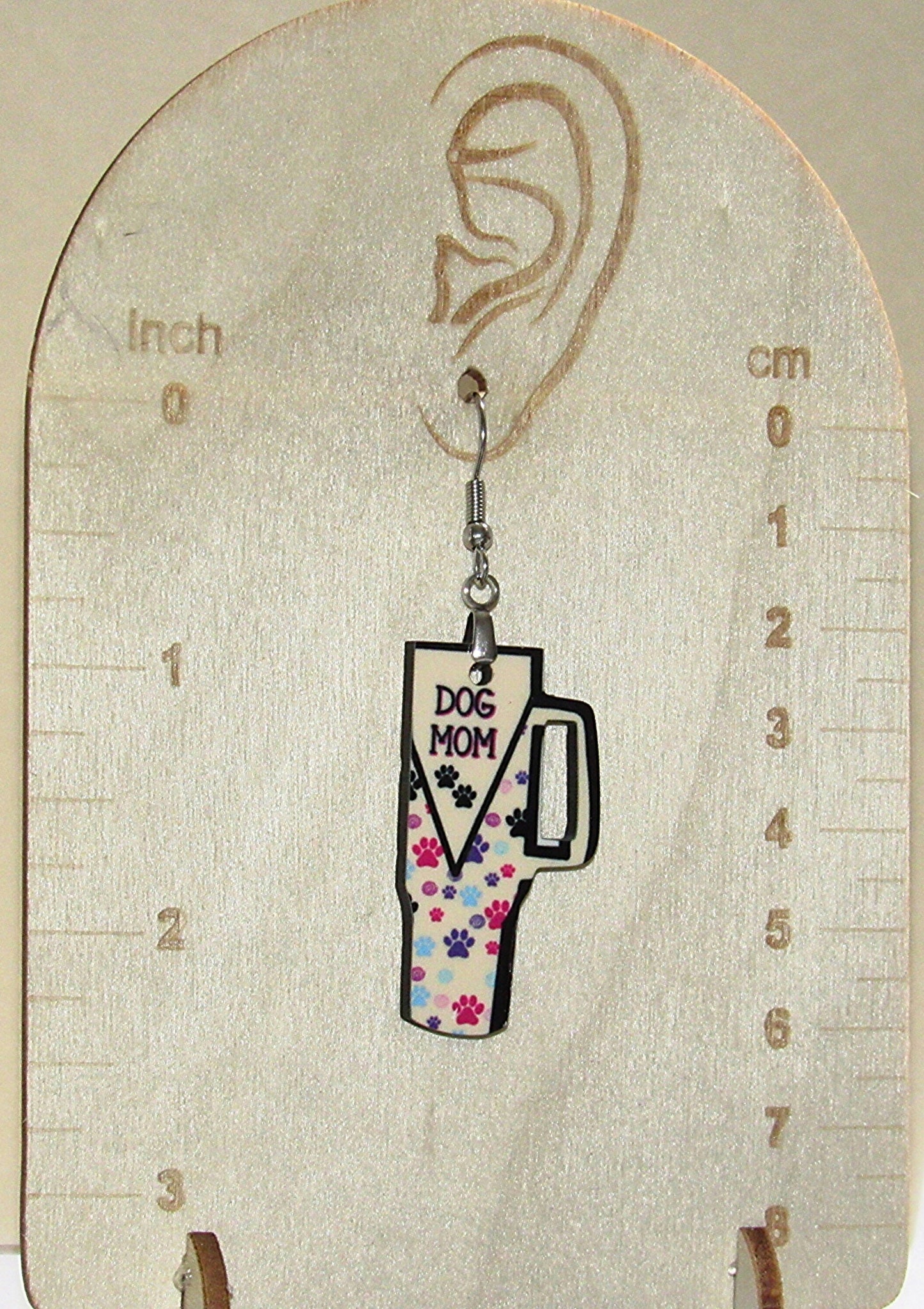 Tumbler Shaped Sublimated Earrings