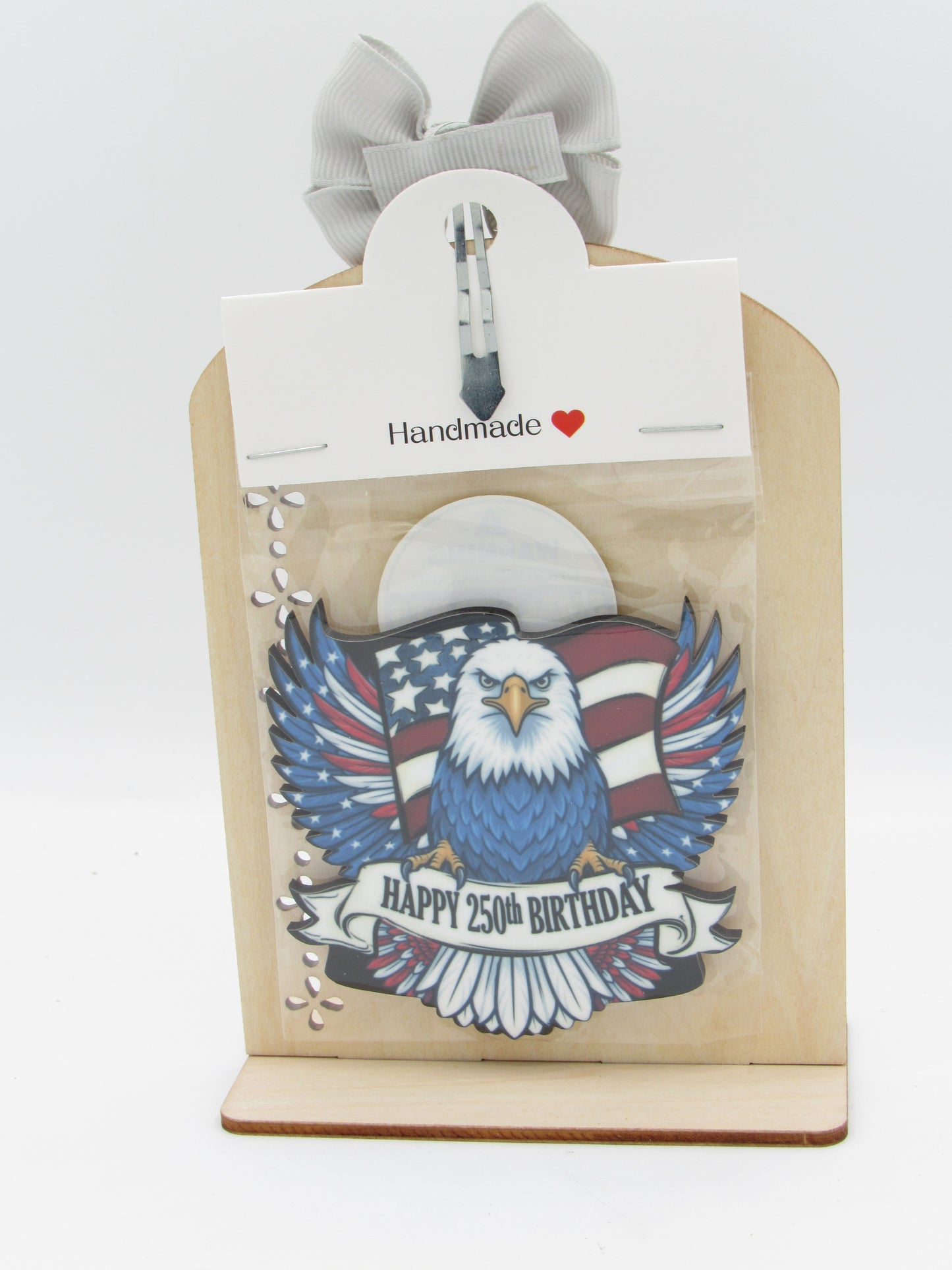 Eagle Sublimation Magnet, Patriotic Handcrafted MDF ,3x3 Inch Fridge Magnet