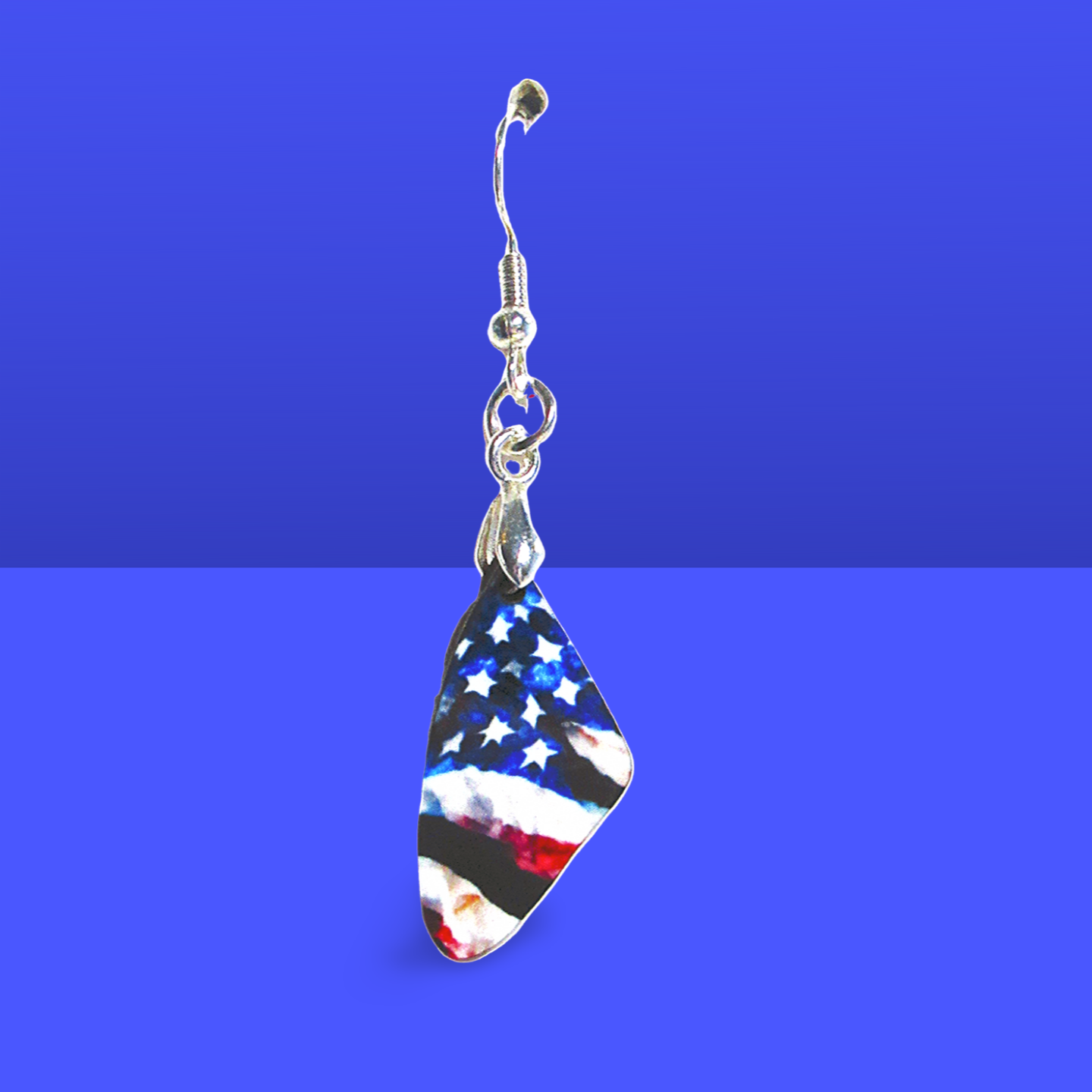 Wing Shaped Sublimated Earring 1 inch