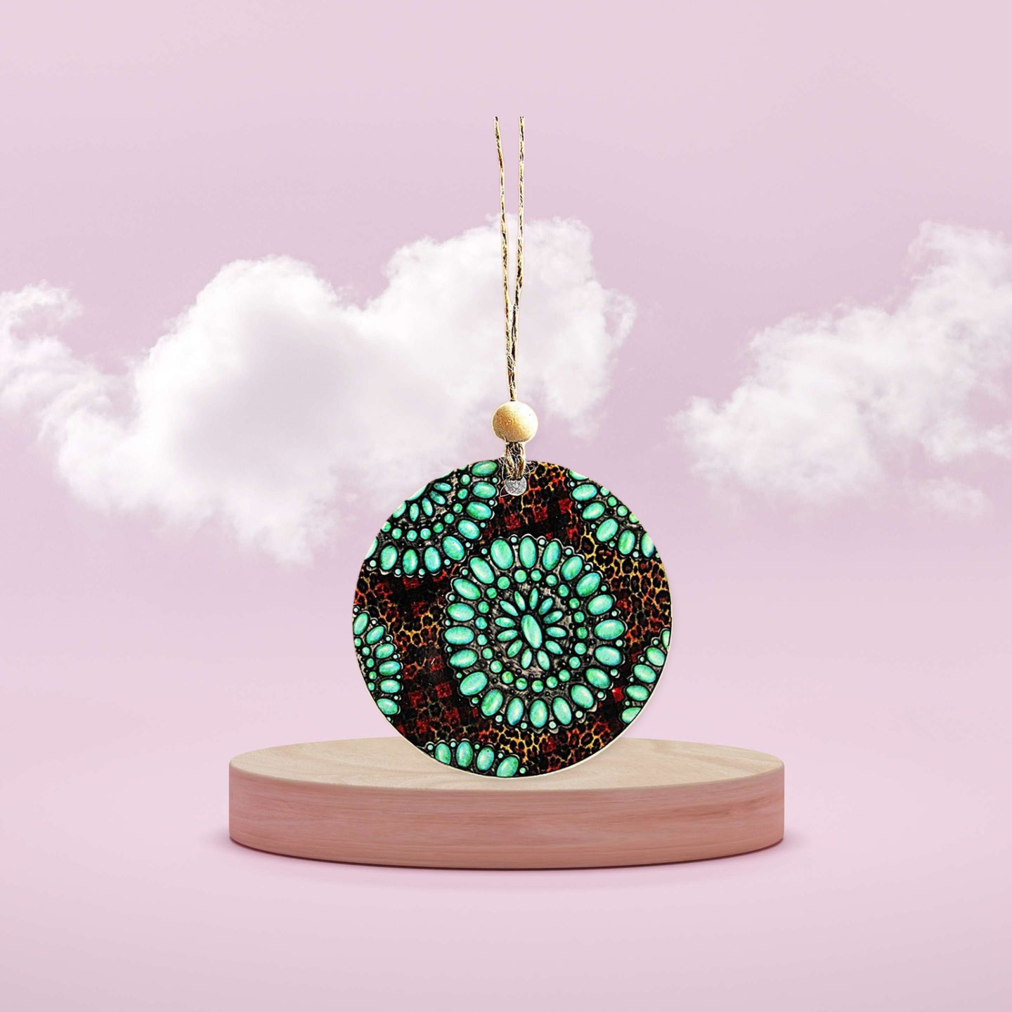 Round Shaped Sublimated Ornament