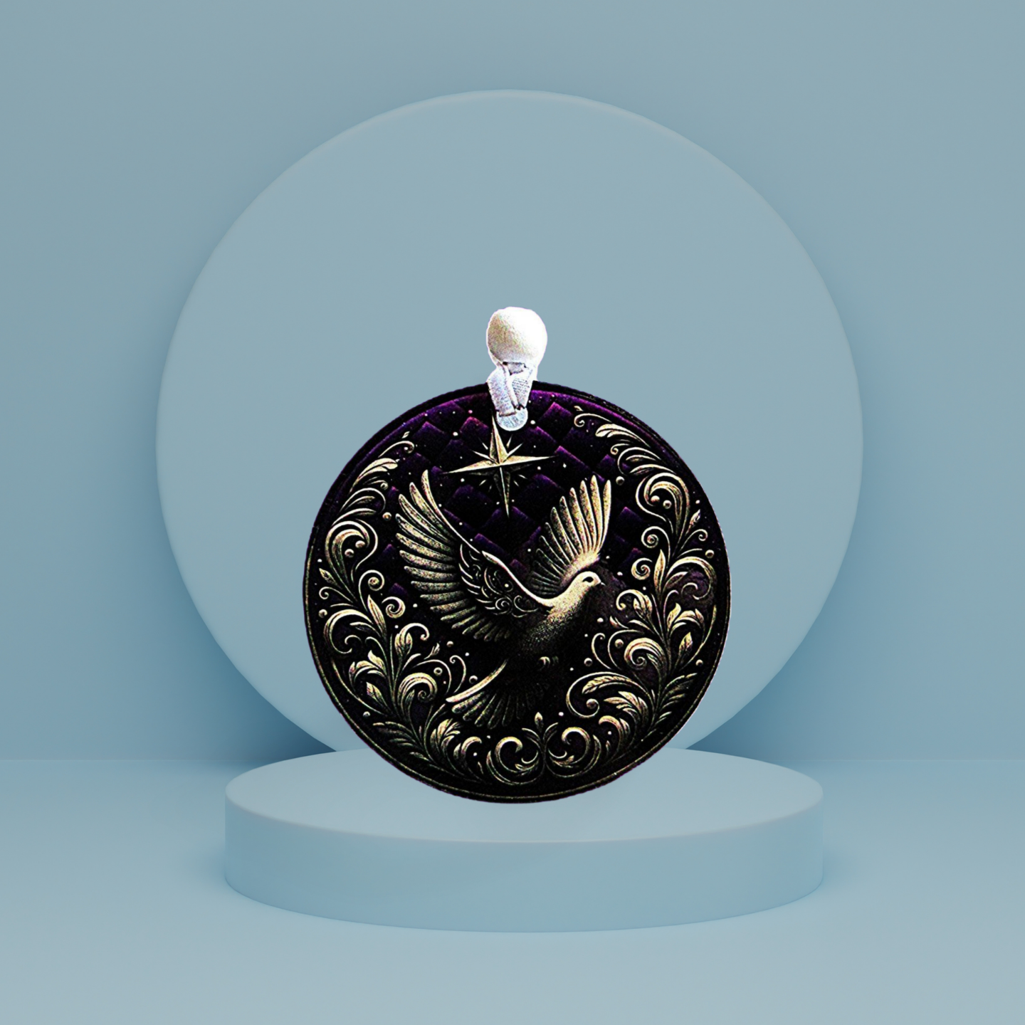 Round Shaped Sublimated Ornament