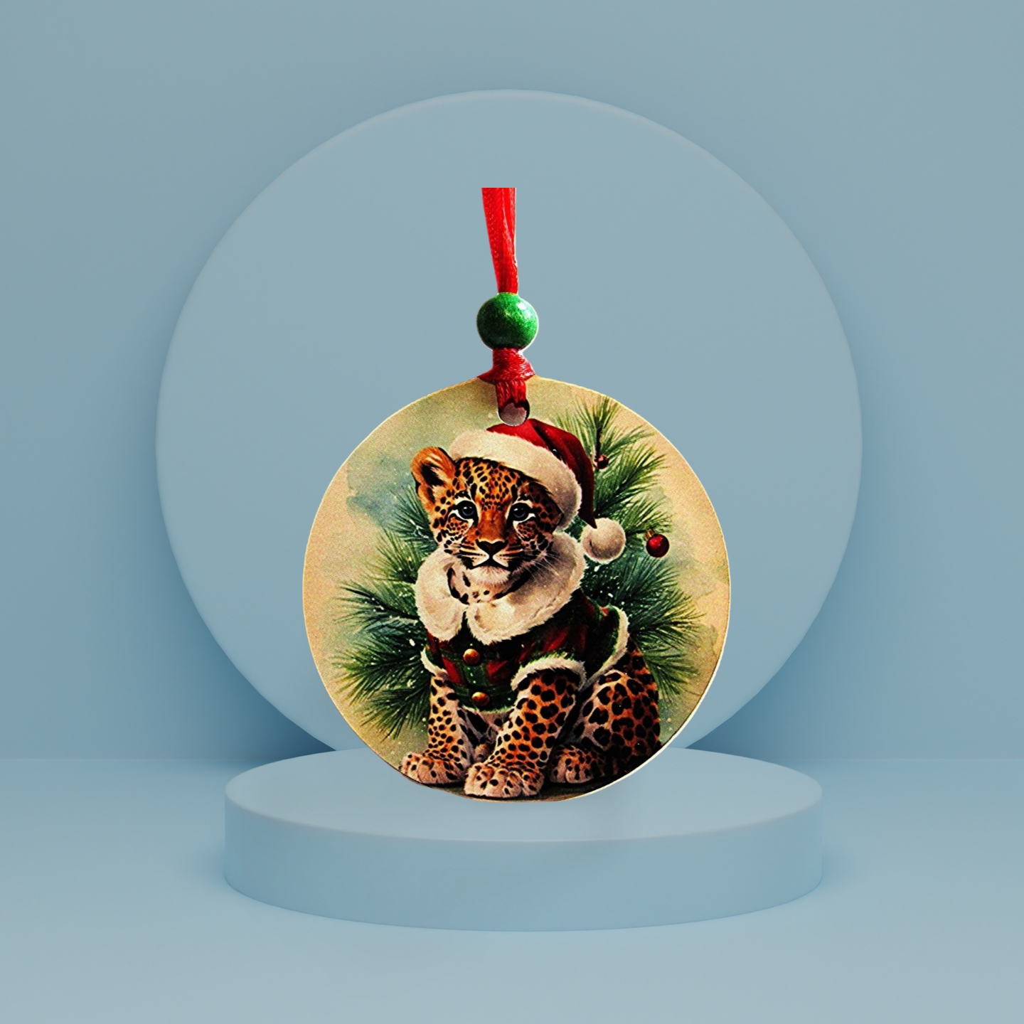 Round Shaped Sublimated Ornament